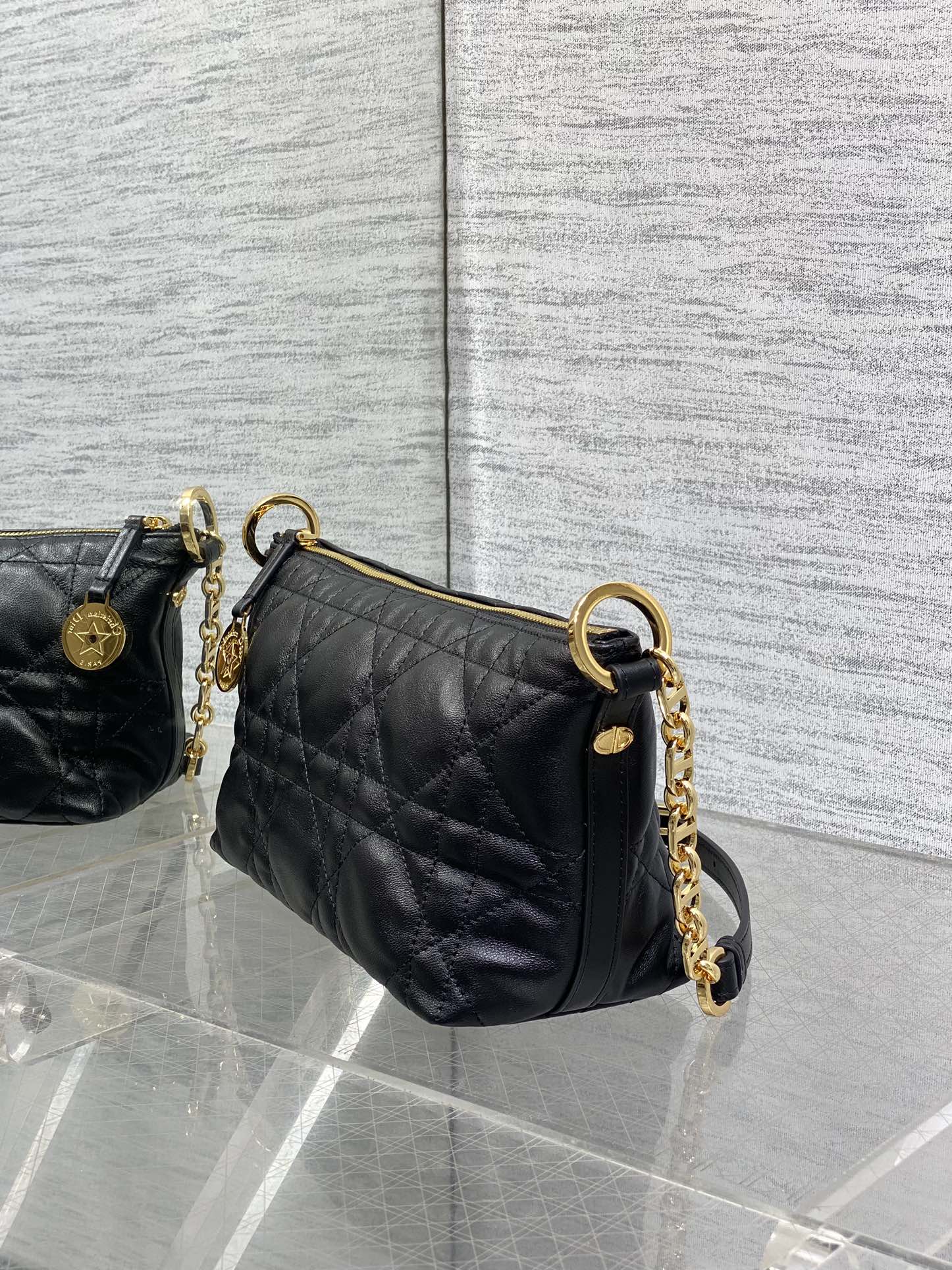 Dior CD 디올 Hobo Star 체인 숄더백 가방