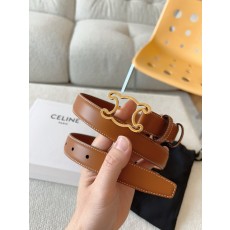 CELINE 셀린느 TRIOMPHE 카이사르 레더 여성 벨트