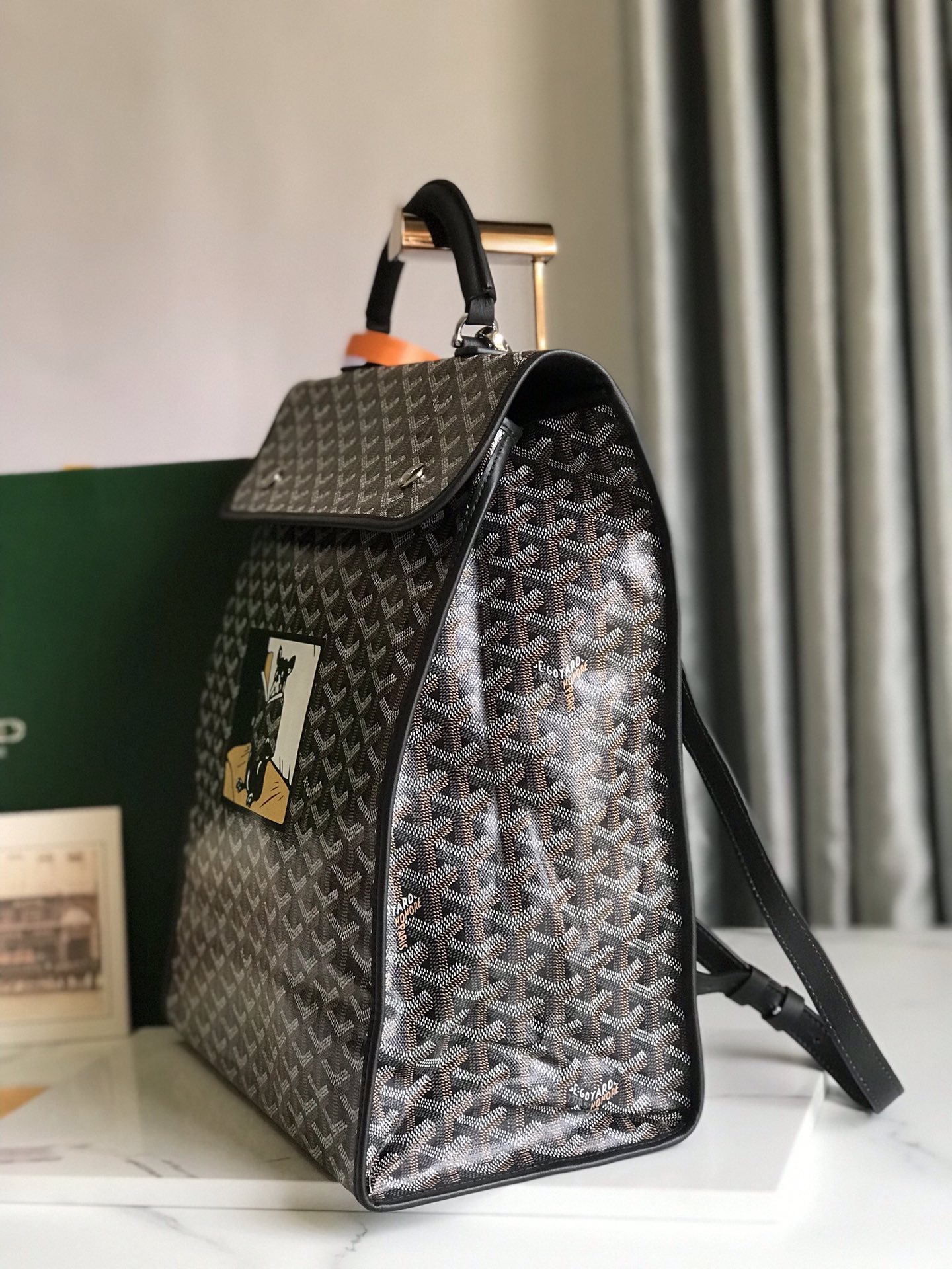 Goyard 고야드 생 레제 폴더블 백팩 가방– 프렌치 불독 한정판