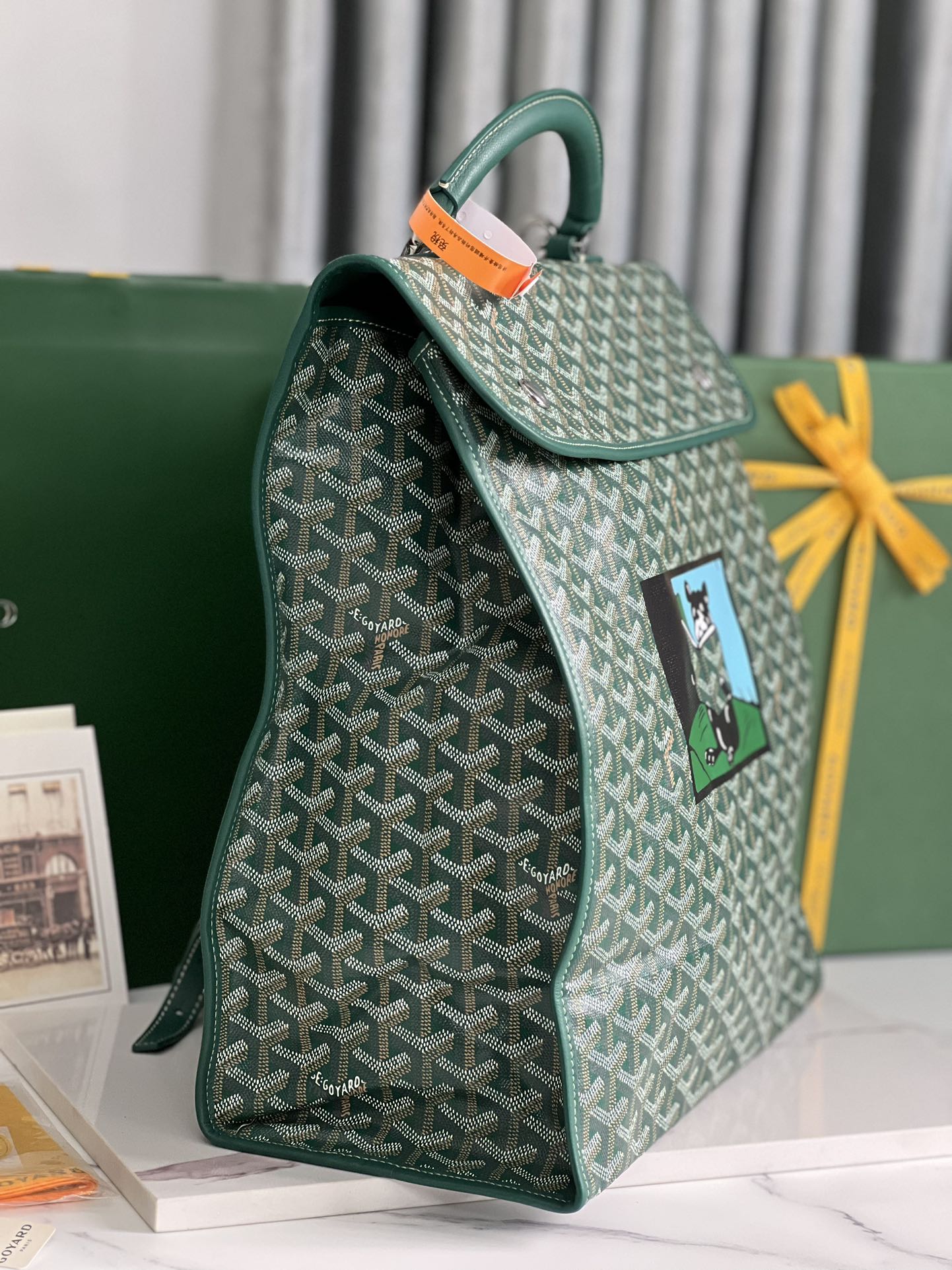Goyard 고야드 생 레제 폴더블 백팩 가방– 프렌치 불독 한정판