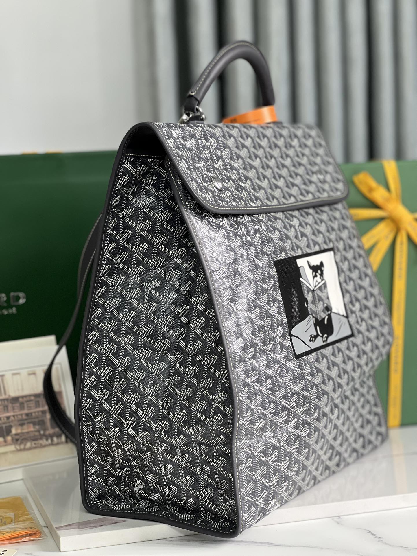 Goyard 고야드 생 레제 폴더블 백팩 가방– 프렌치 불독 한정판