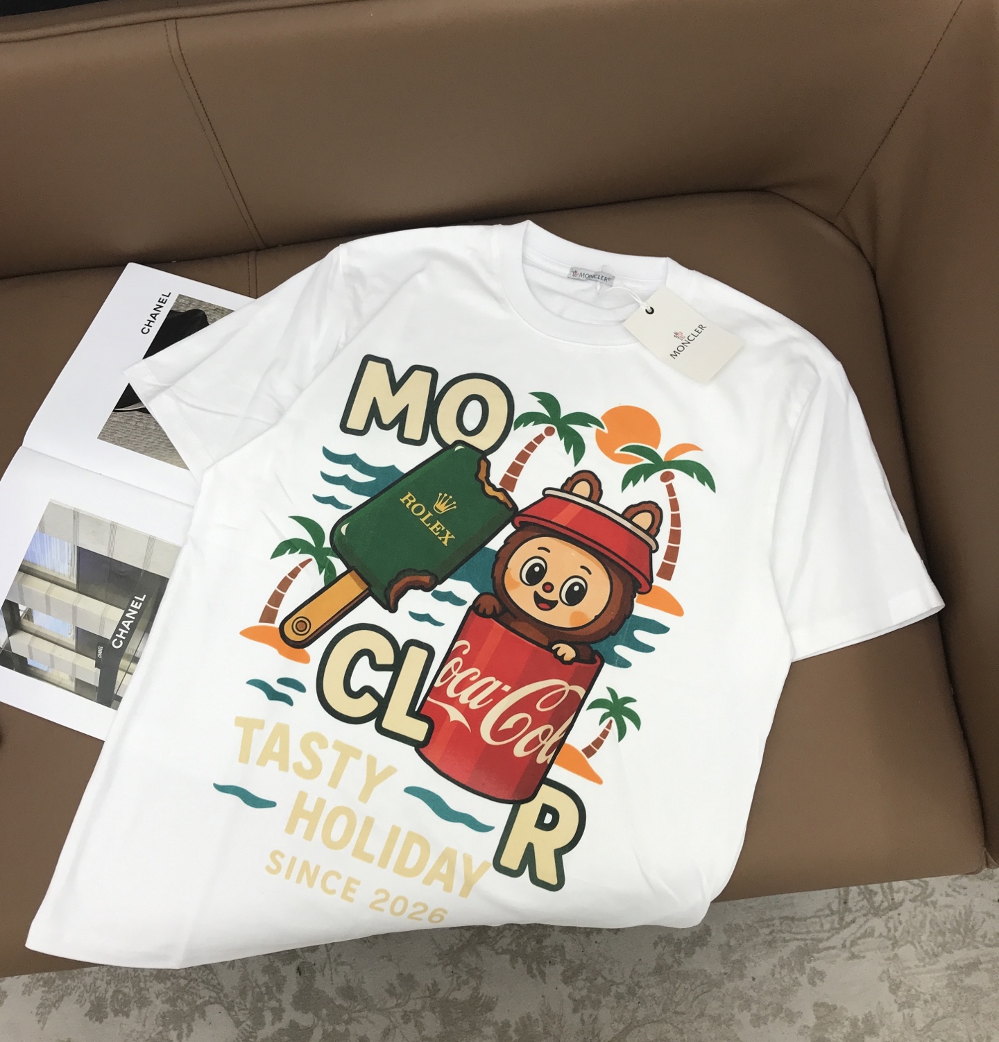 Moncler 몽클레어 캐릭터 프린팅 반팔 티셔츠 의류