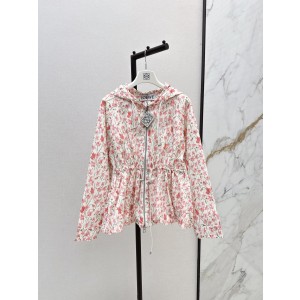 Loewe 로에베 플라워 프린트 후드 자켓 의류