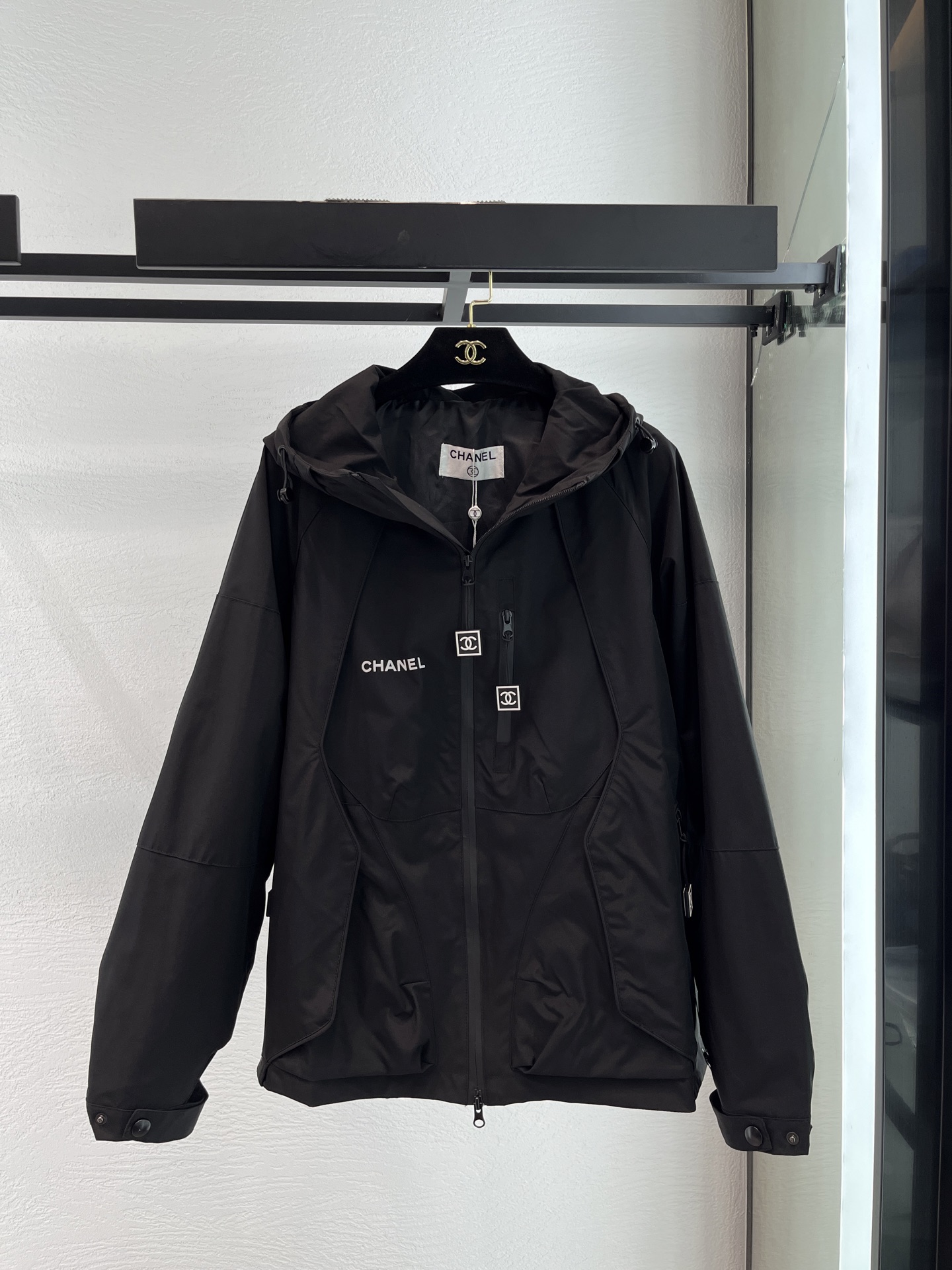 Chanel 샤넬 바람막이 후드 자켓 의류