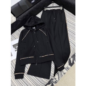 Burberry 버버리 후드 집업 자켓 + 팬츠 바지 세트 의류