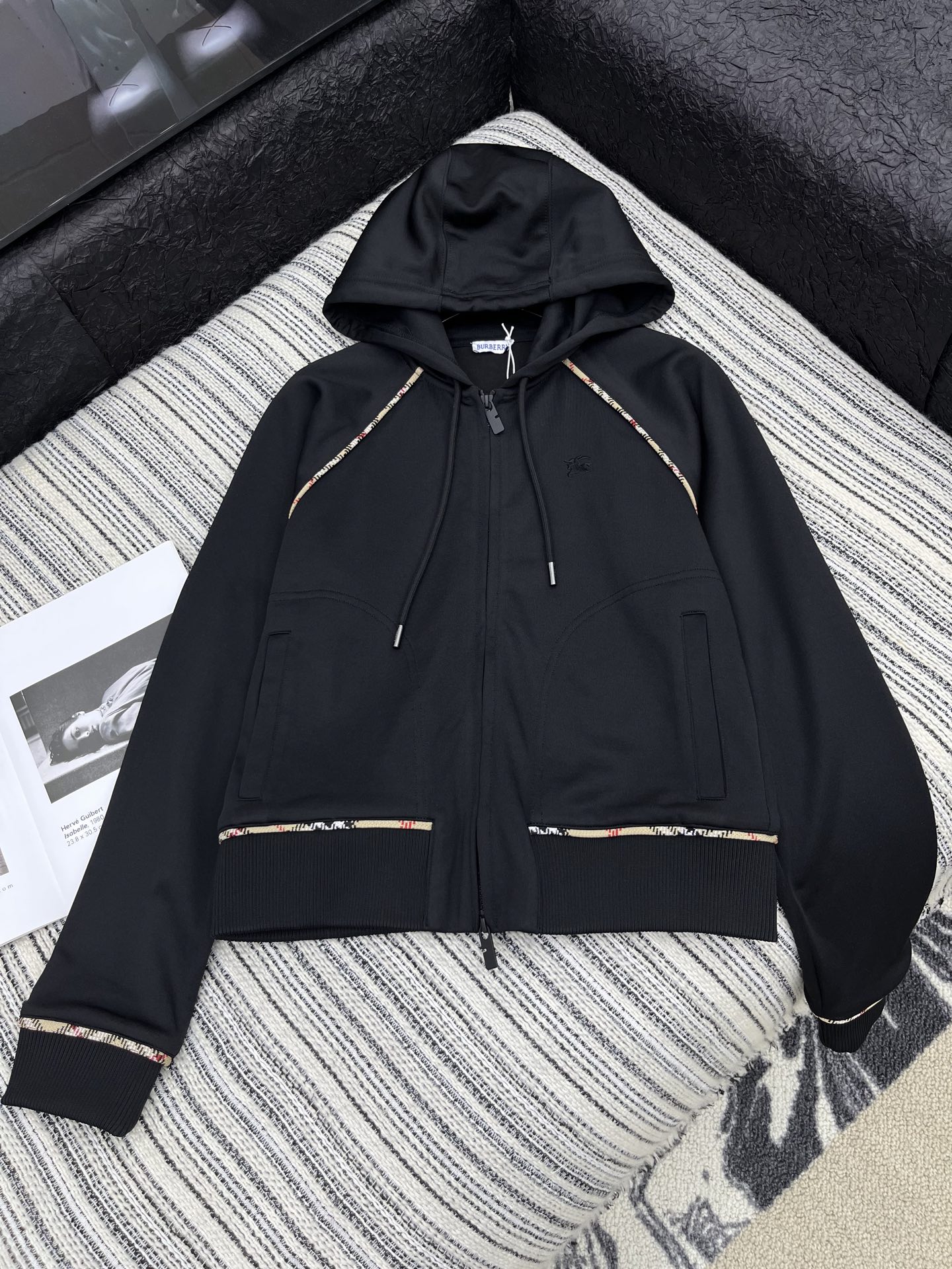 Burberry 버버리 후드 집업 자켓 + 팬츠 바지 세트 의류