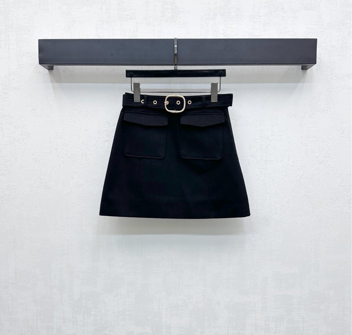 Celine 셀린느 하이웨이스트 벨트 스커트 치마 의류