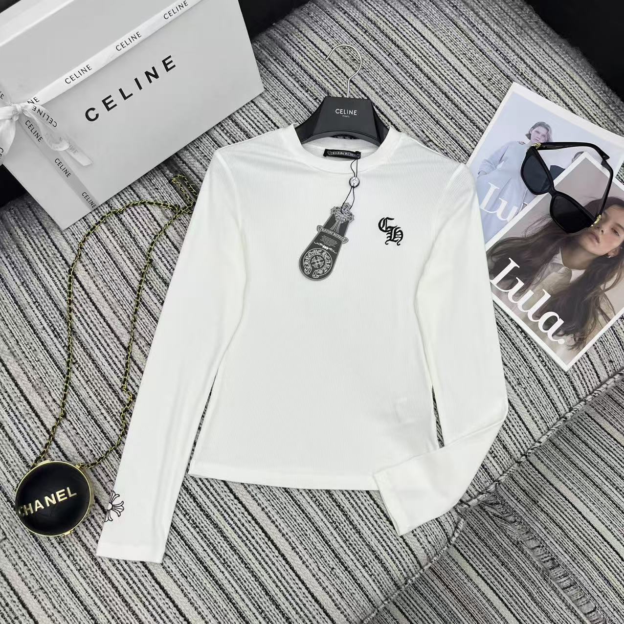 Chrome Hearts CH 크롬하츠 긴팔 티셔츠 의류