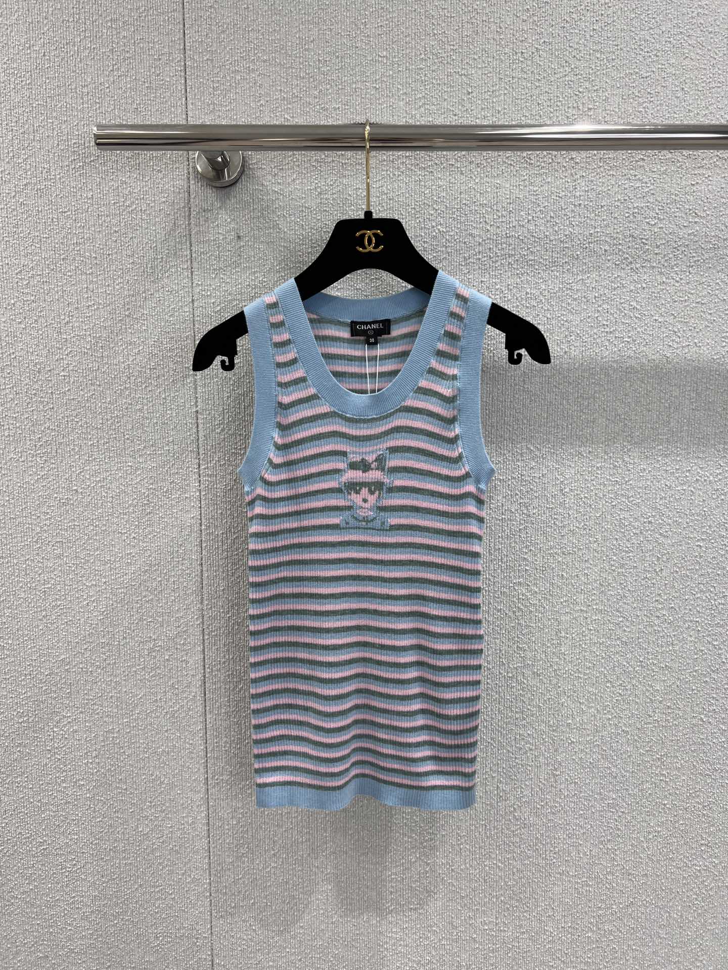 Chanel 샤넬 민소매 니트 상의 의류