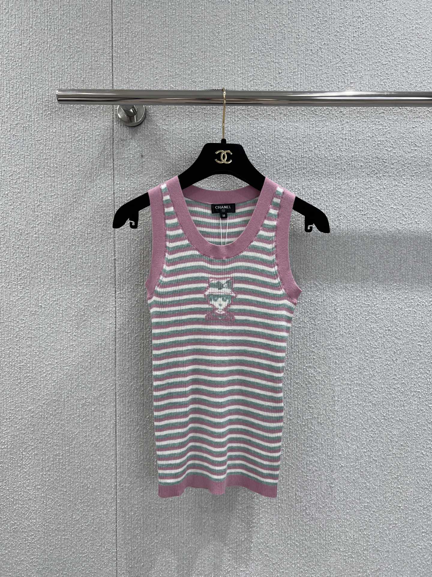 Chanel 샤넬 민소매 니트 상의 의류