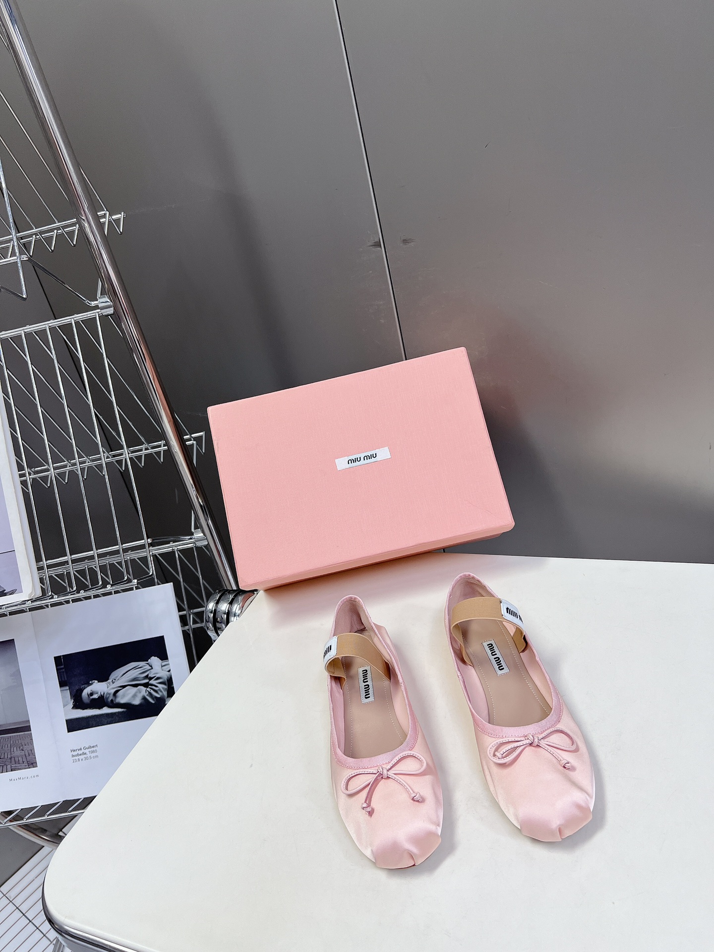 miumiu 미우미우 클래식 발레리나 플랫 슈즈 단화 신발