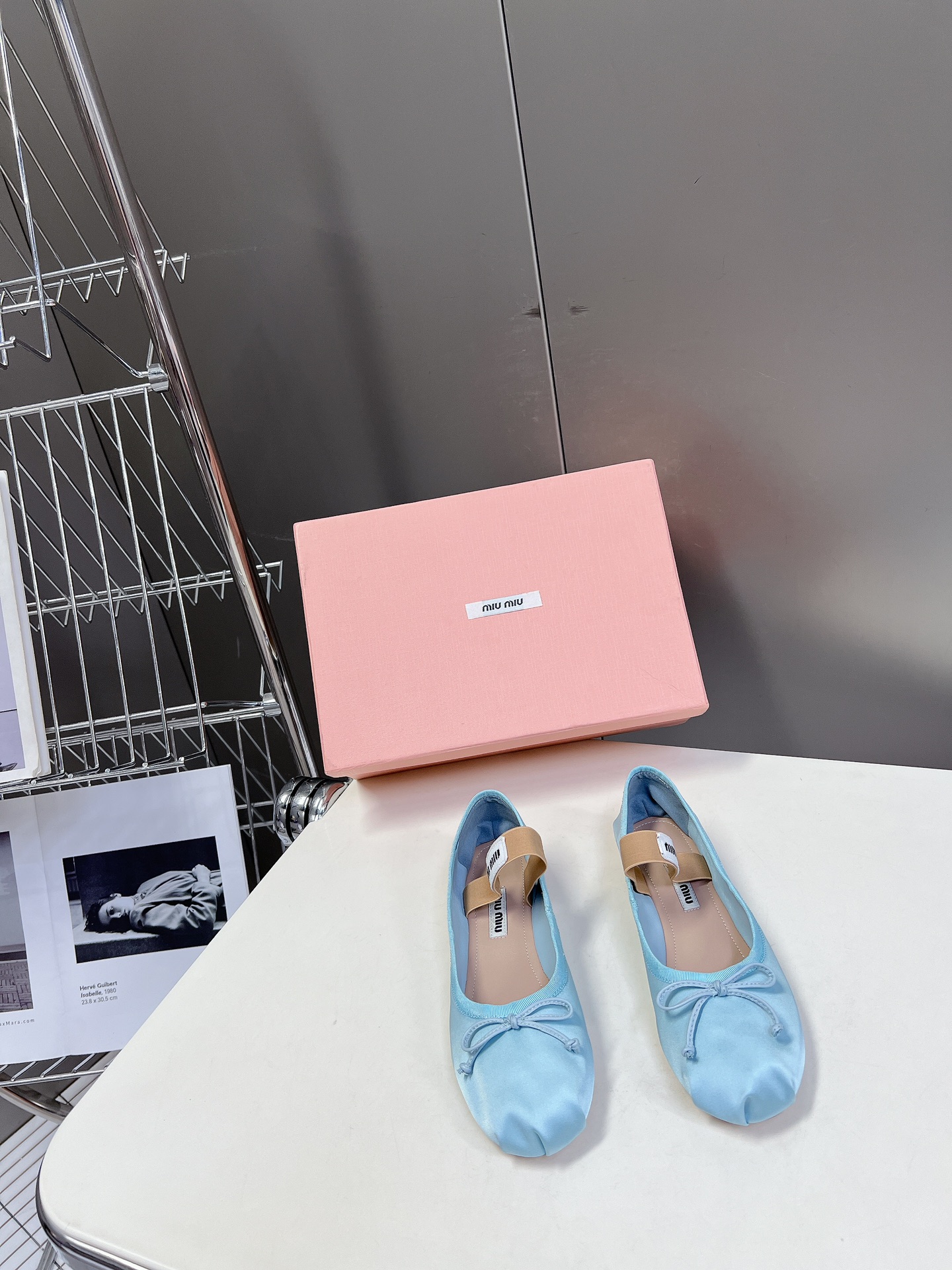 miumiu 미우미우 클래식 발레리나 플랫 슈즈 단화 신발