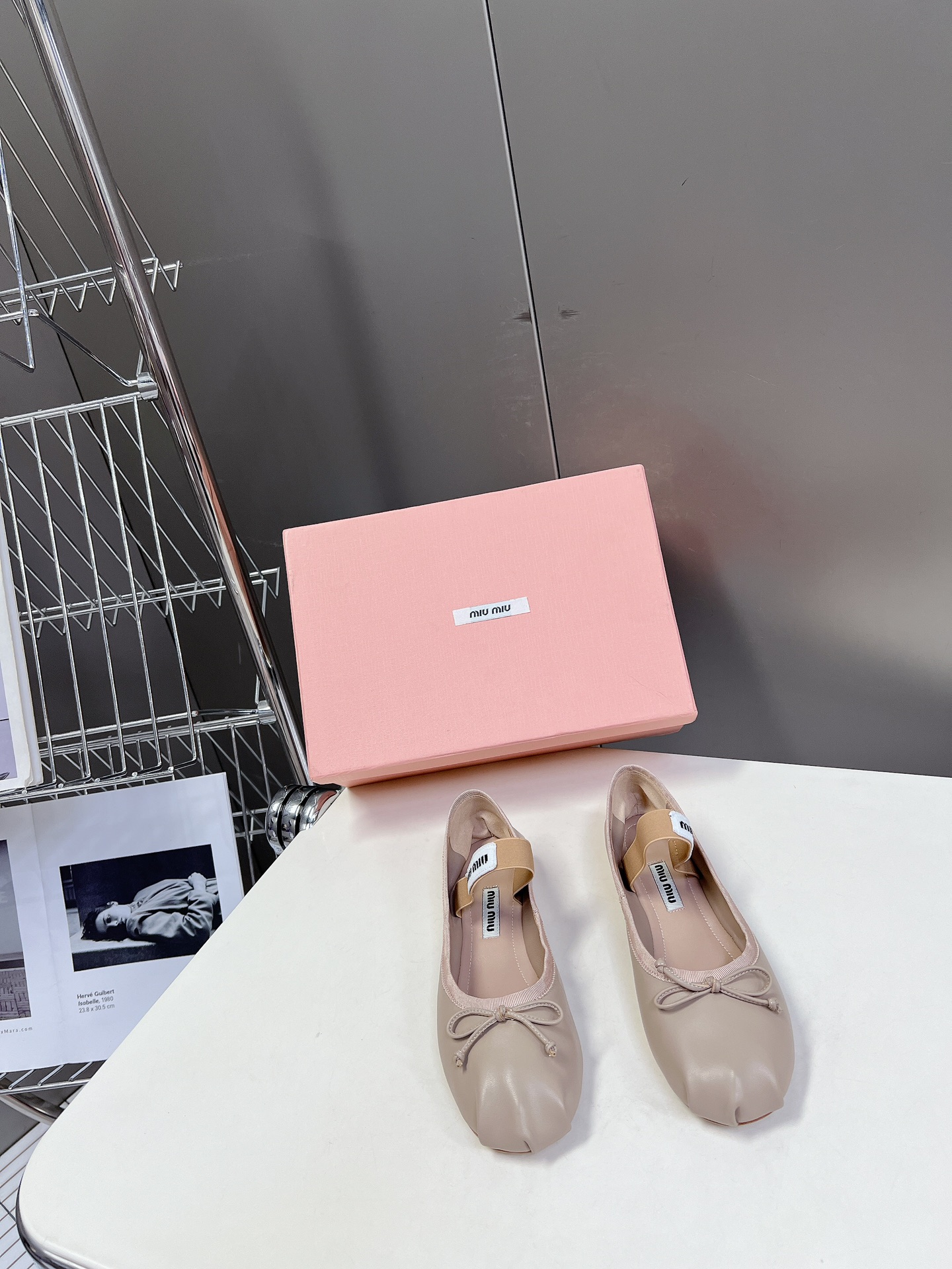 miumiu 미우미우 클래식 발레리나 플랫 슈즈 단화 신발
