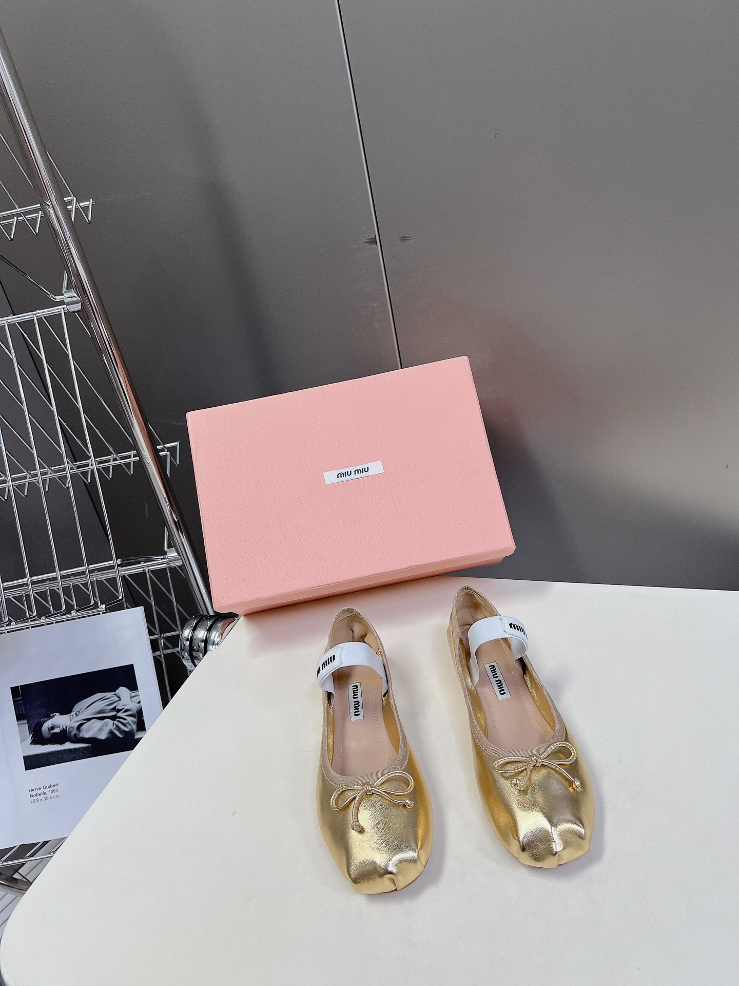 miumiu 미우미우 클래식 발레리나 플랫 슈즈 단화 신발