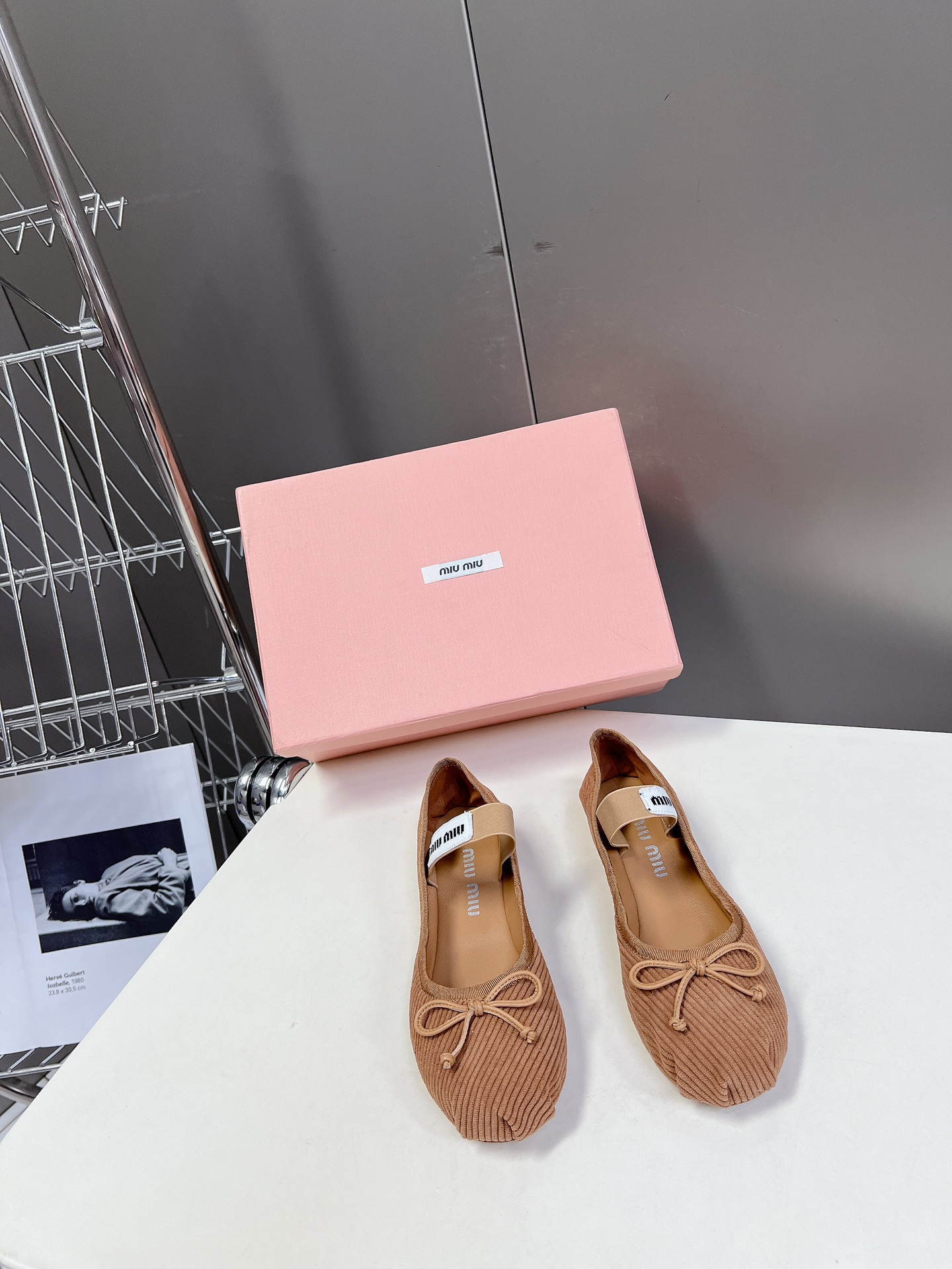 miumiu 미우미우 클래식 발레리나 플랫 슈즈 단화 신발