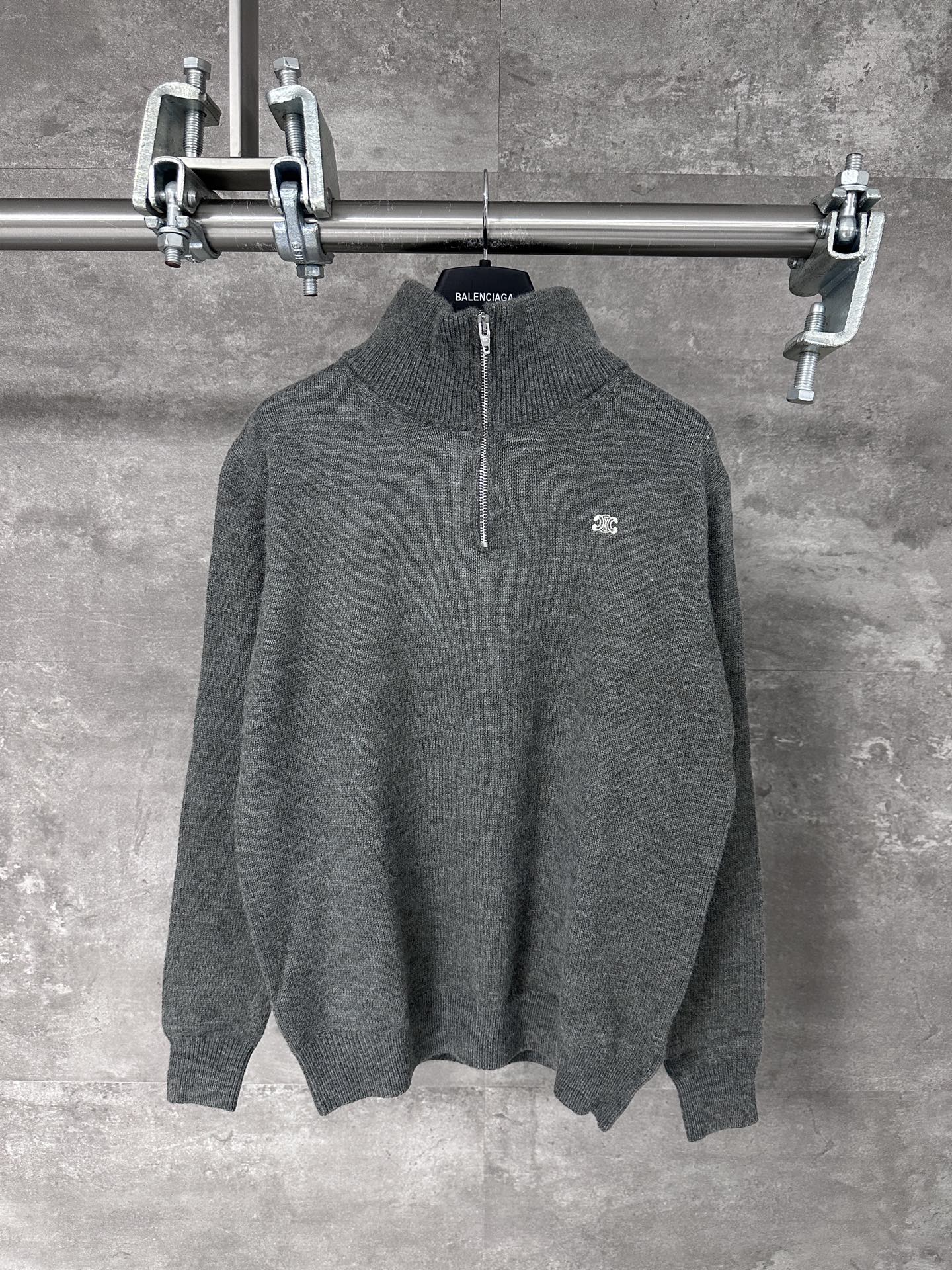 Prada 프라다 자수 로고 집업 니트 가디건 자켓 의류