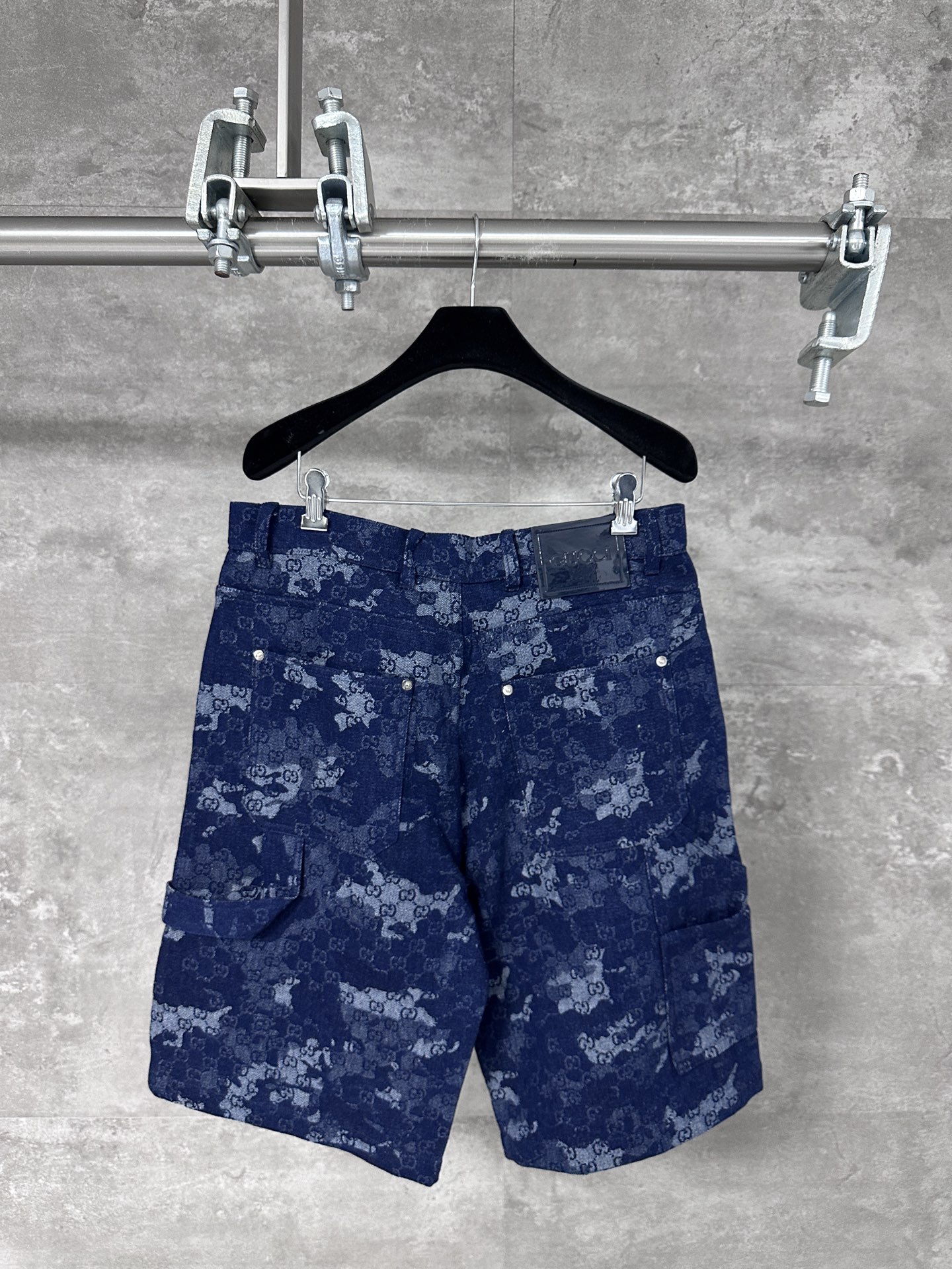 Gucci 구찌 다크 패턴 풀 프린트 더블 G 반바지 팬츠 의류