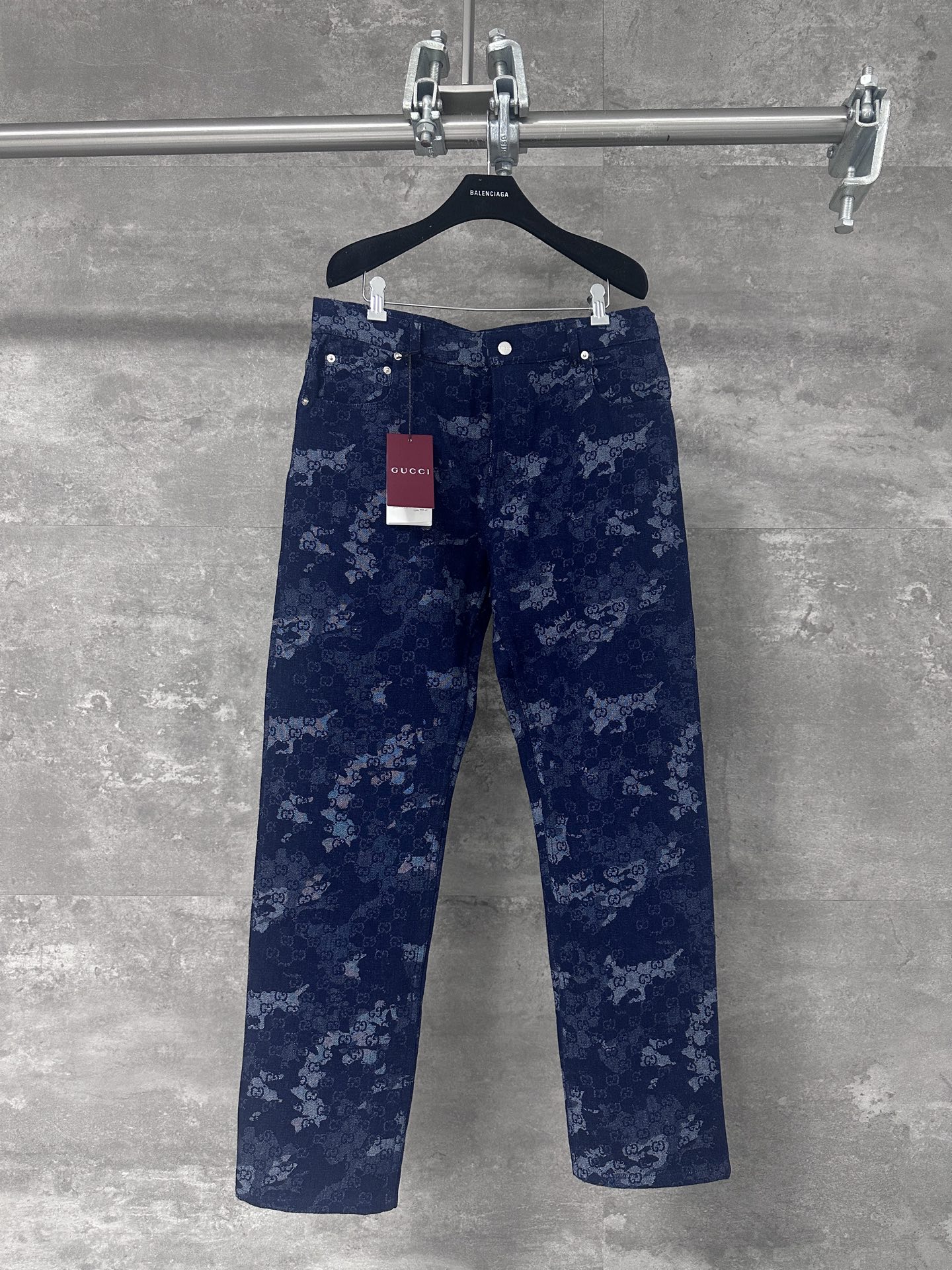 Gucci 구찌 다크 패턴 더블 G 데님 팬츠 바지 의류