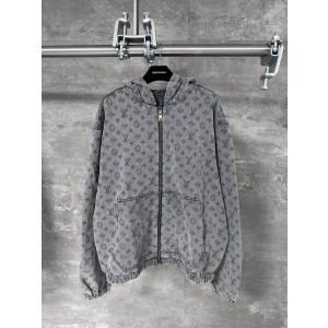 LOUIS VUITTON LV 루이비통 자카드 올오버 후드 자켓 의류