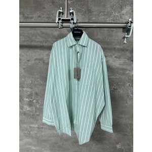 Balenciaga BLCG 발렌시아가 민트그린 스트라이프 셔츠 의류