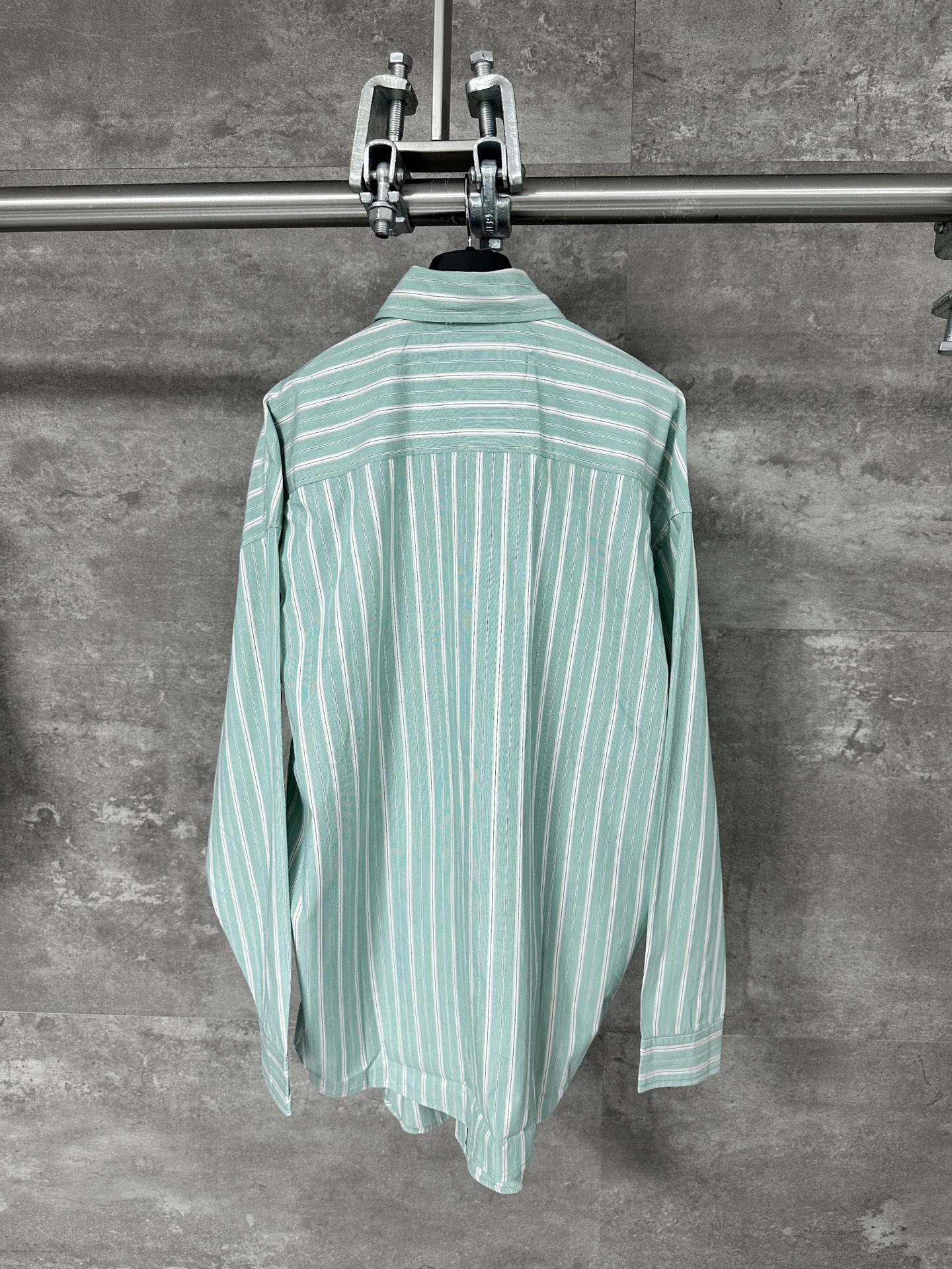 Balenciaga BLCG 발렌시아가 민트그린 스트라이프 셔츠 의류