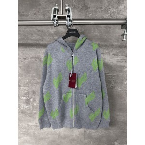 Gucci 구찌 양면 자카드 울 후드 집업 자켓 의류