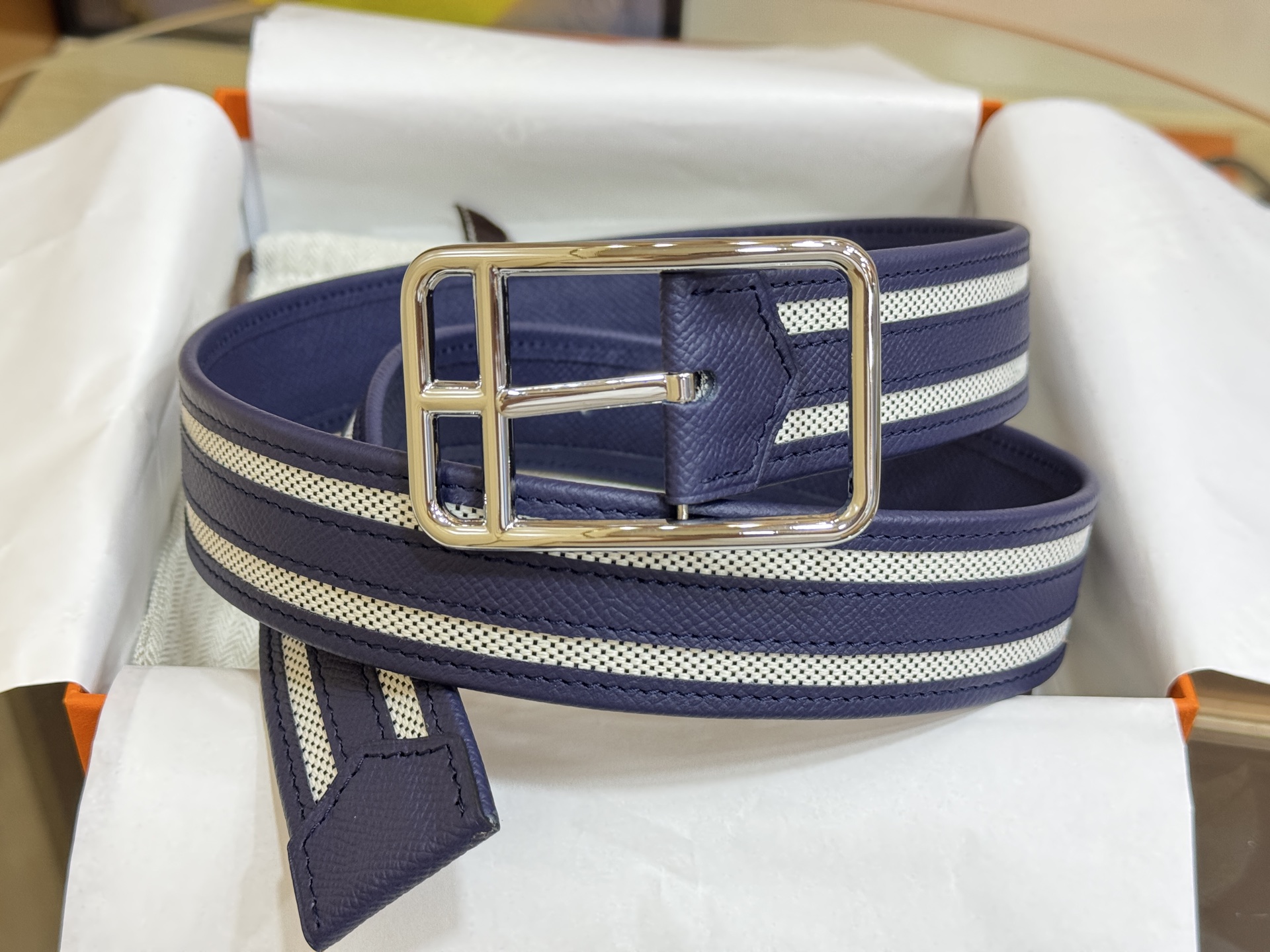 Hermes 에르메스 핀 버클 벨트