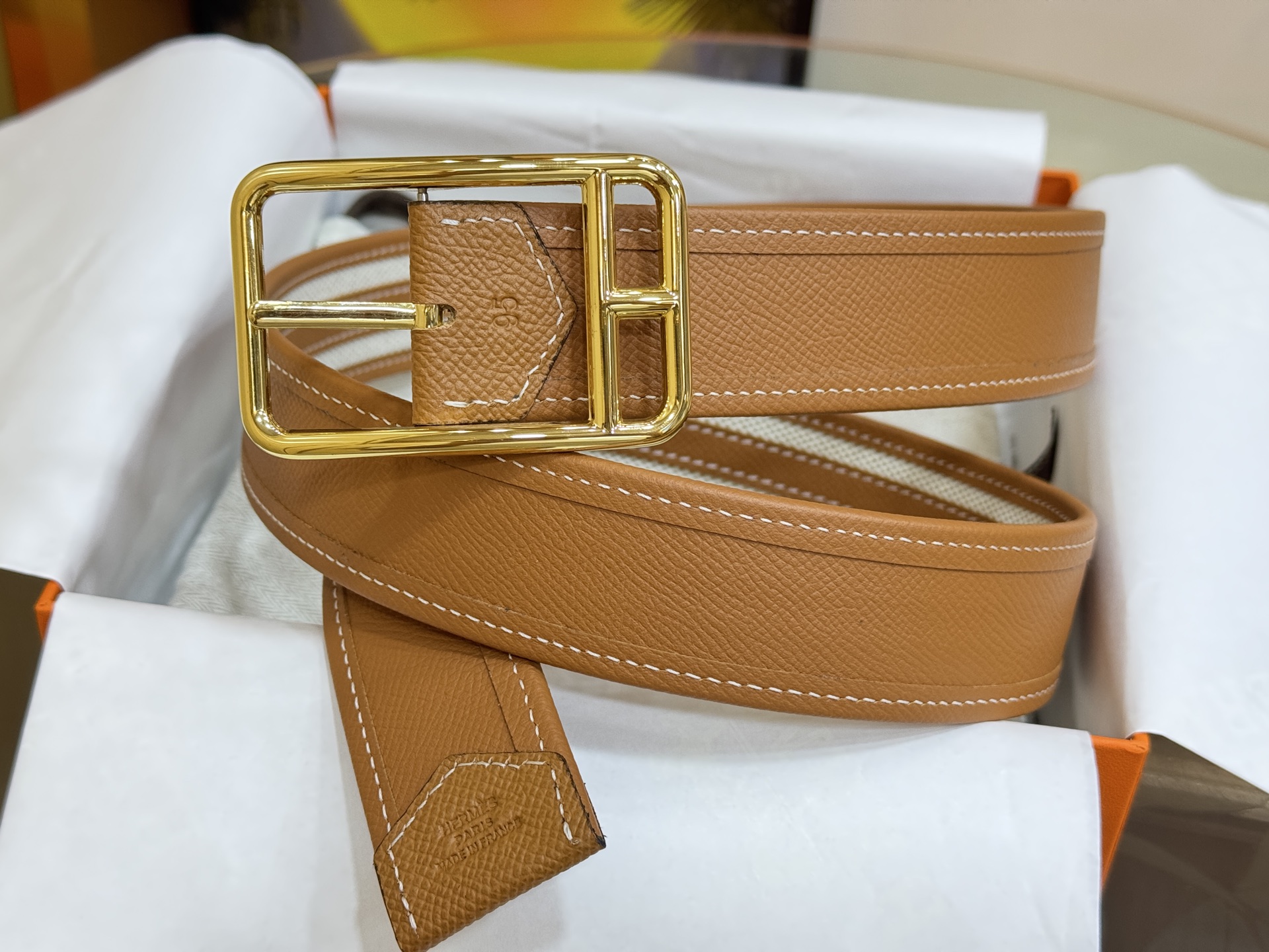 Hermes 에르메스 핀 버클 벨트