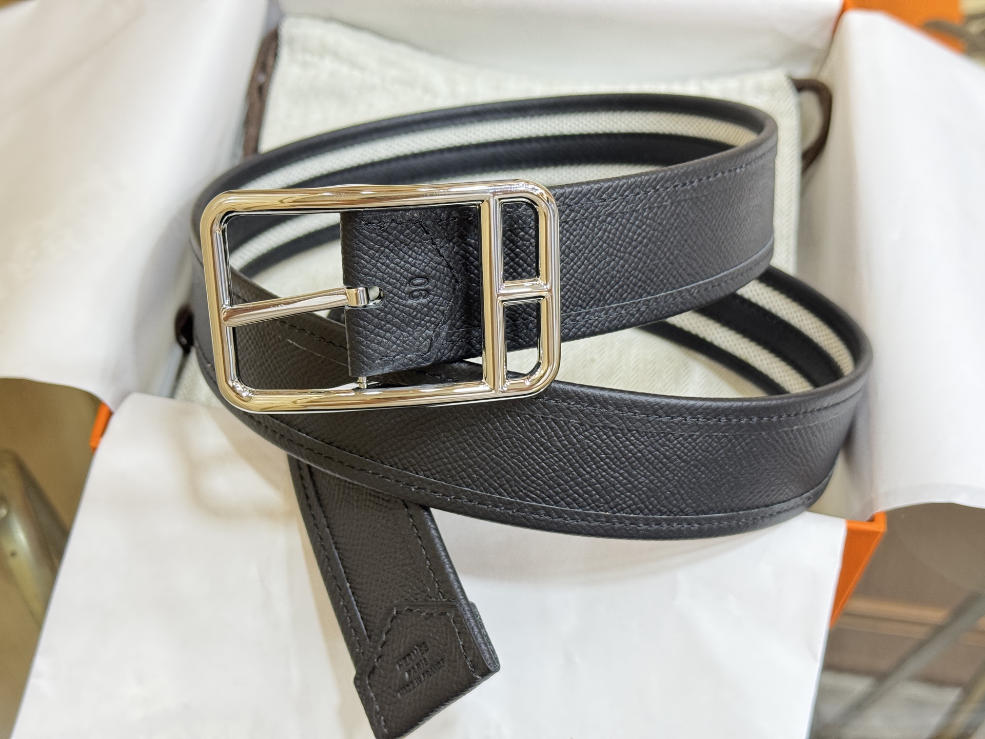 Hermes 에르메스 핀 버클 벨트