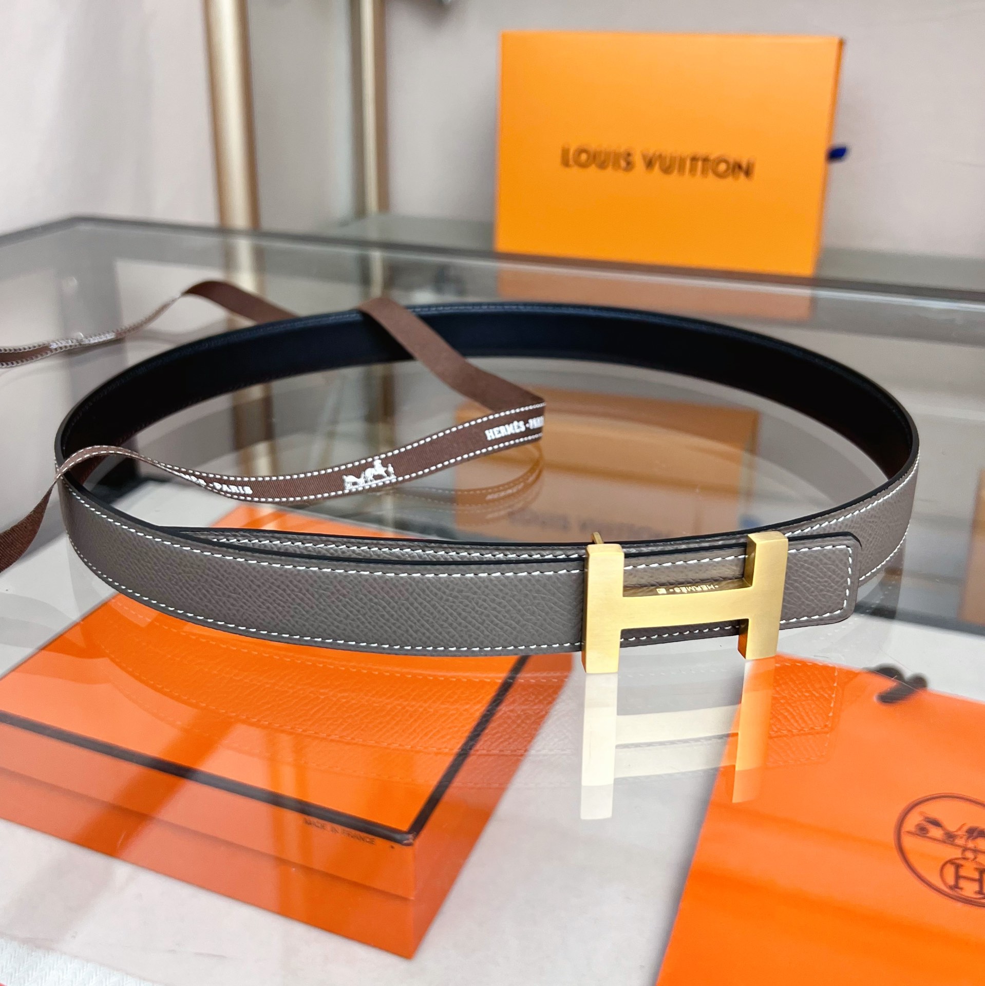 Hermes 에르메스 가죽 벨트