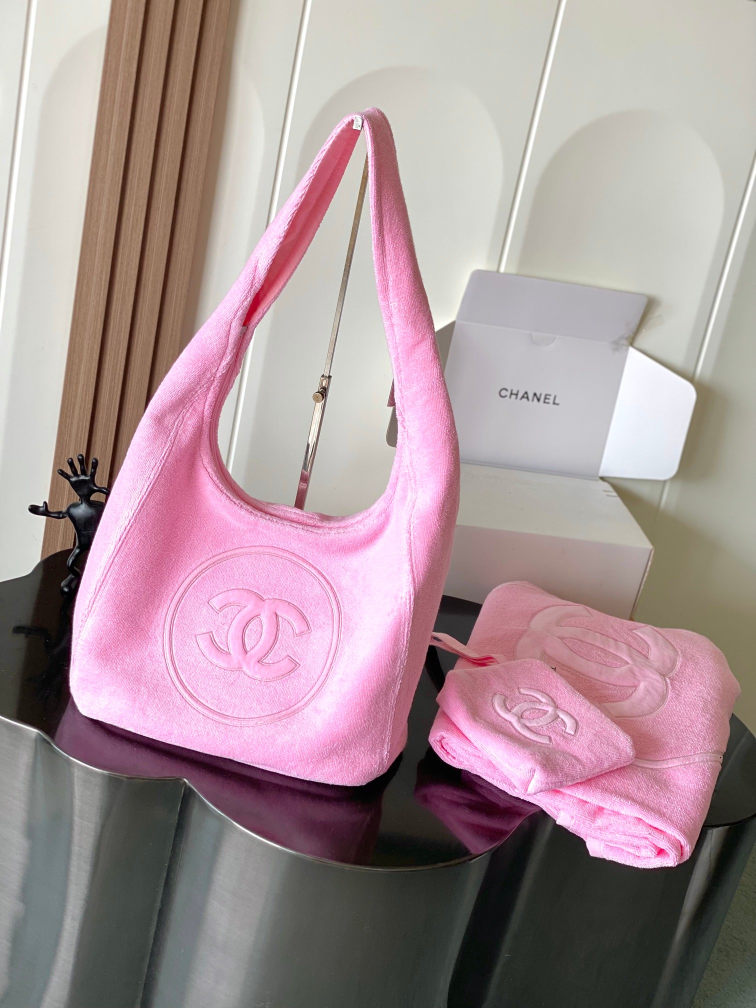 CHANEL 25 비치웨어 세트 가방