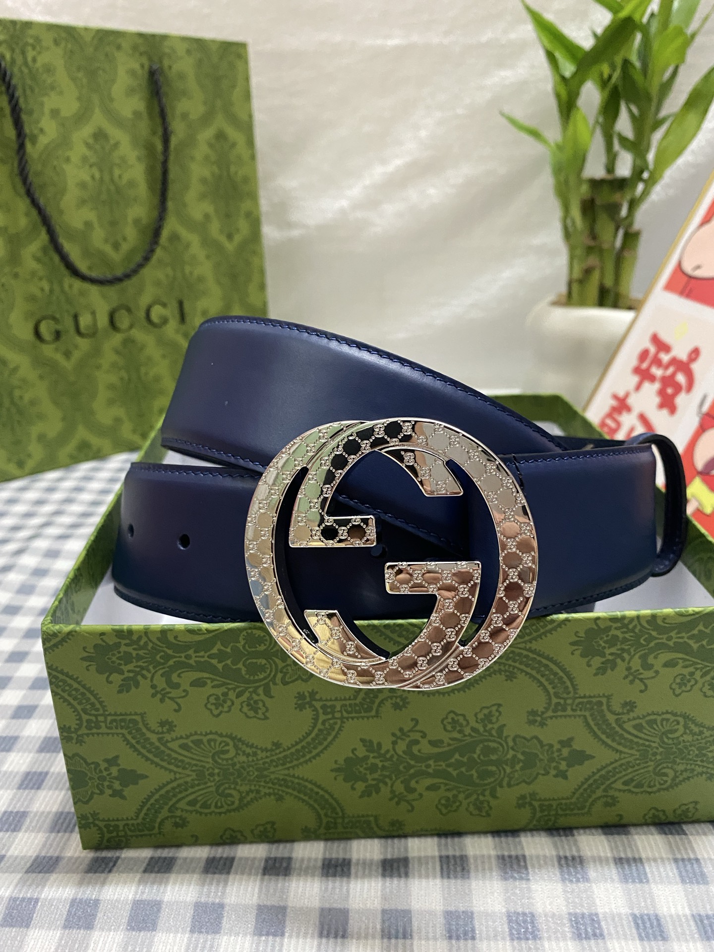 GUCCI 구찌 소가죽 벨트