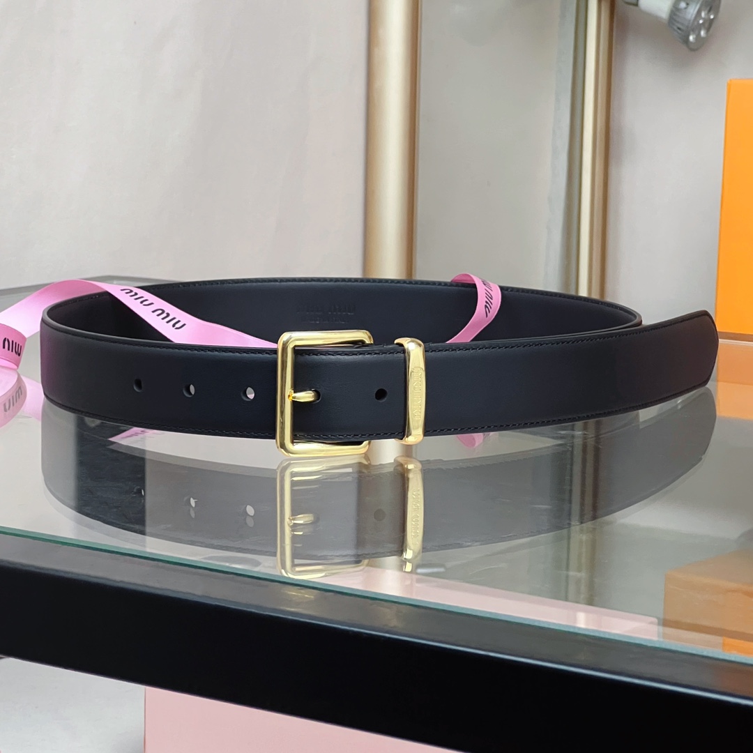 miumiu 미우미우 가죽 벨트