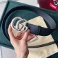 GUCCI 구찌 더블 G 버클 와이드 벨트