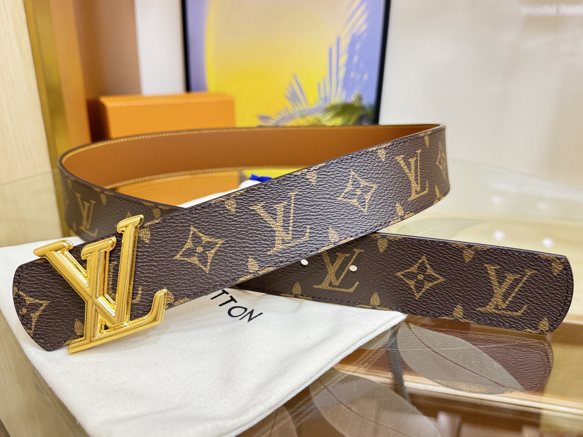 LV Dimension 루이비통 리버서블 벨트