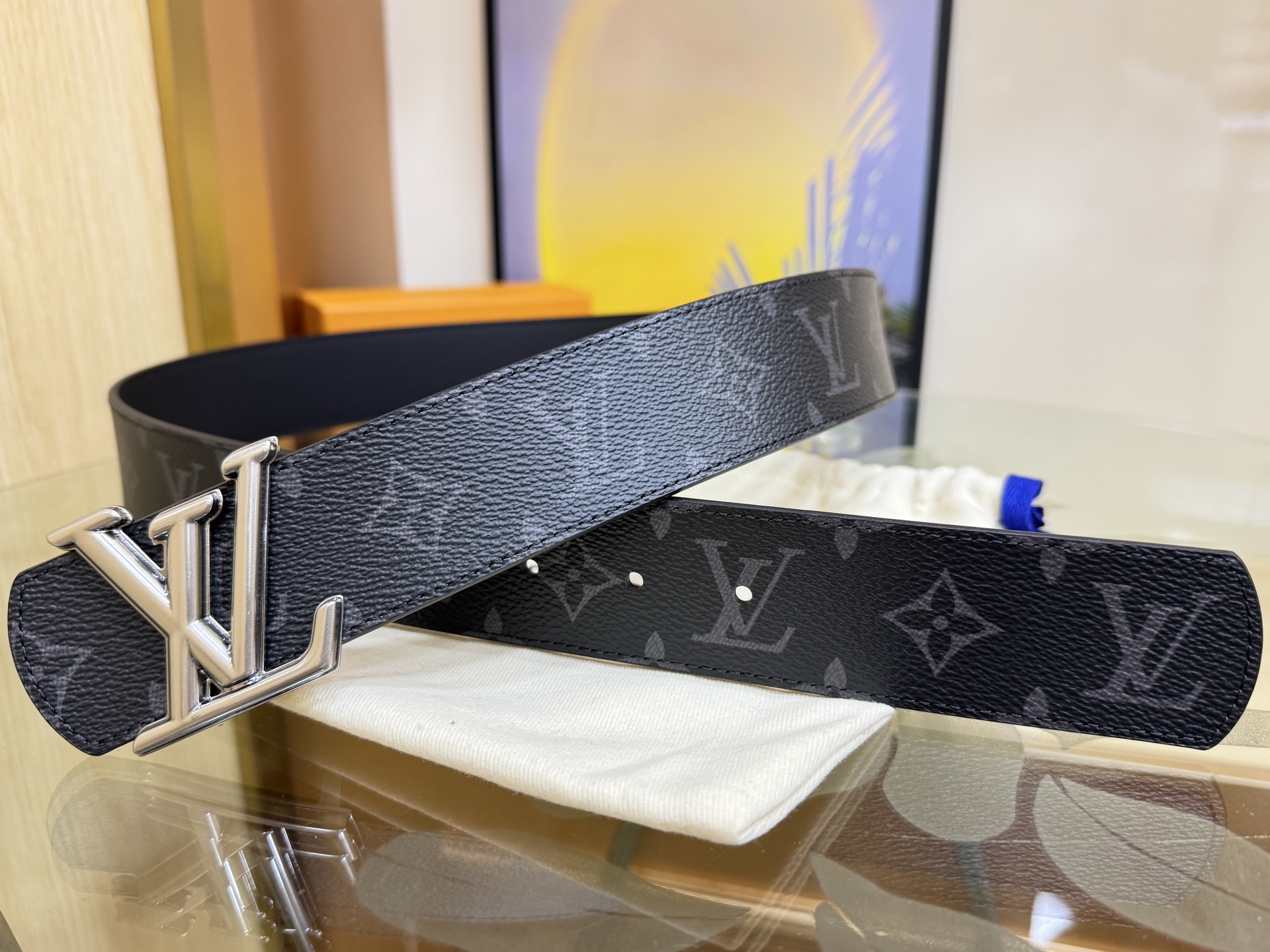 LV Dimension 루이비통 리버서블 벨트