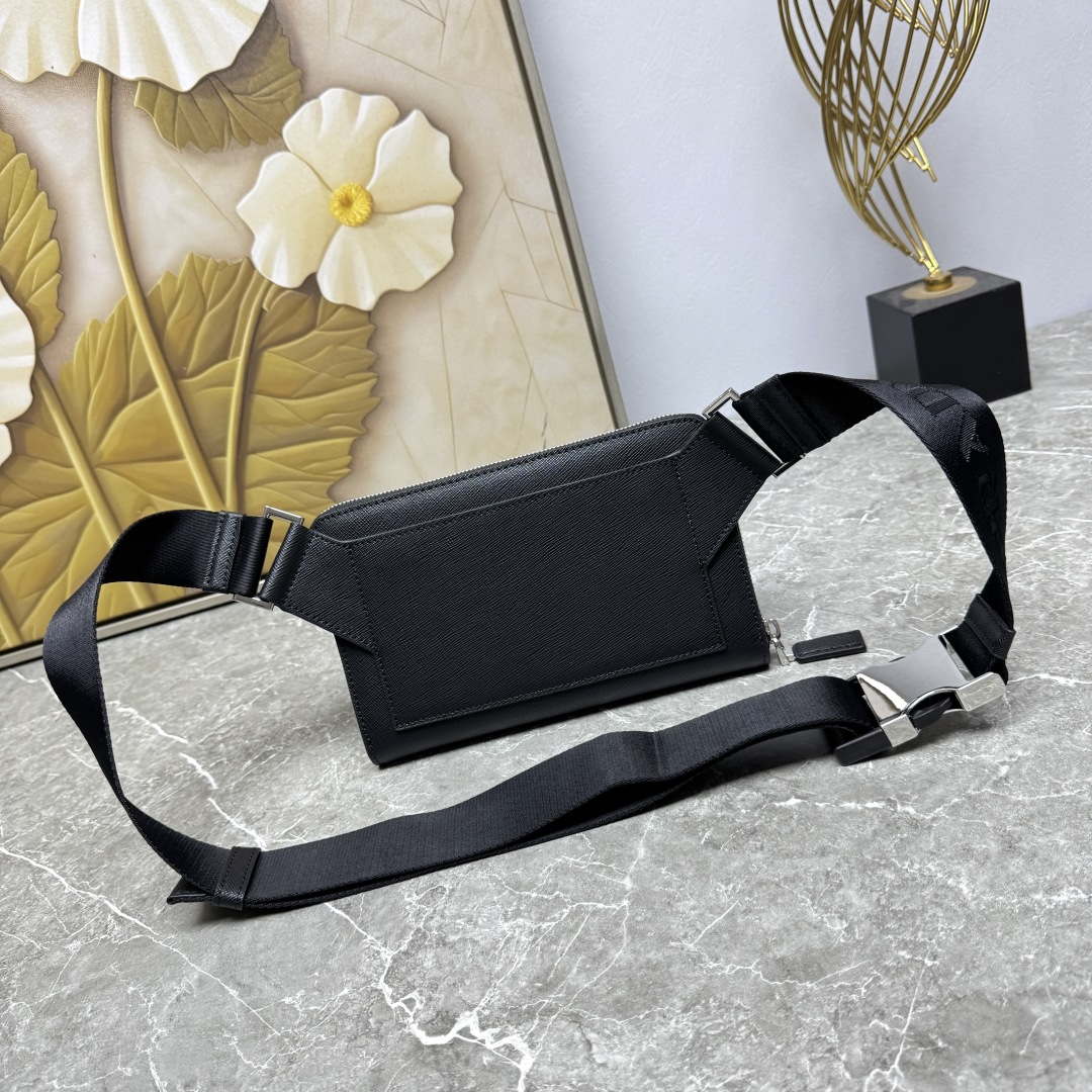 PRADA 프라다 힙색 2VH156 블랙 가방