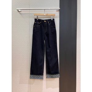 LV 루이비통 데님 스트레이트 팬츠 청바지 의류