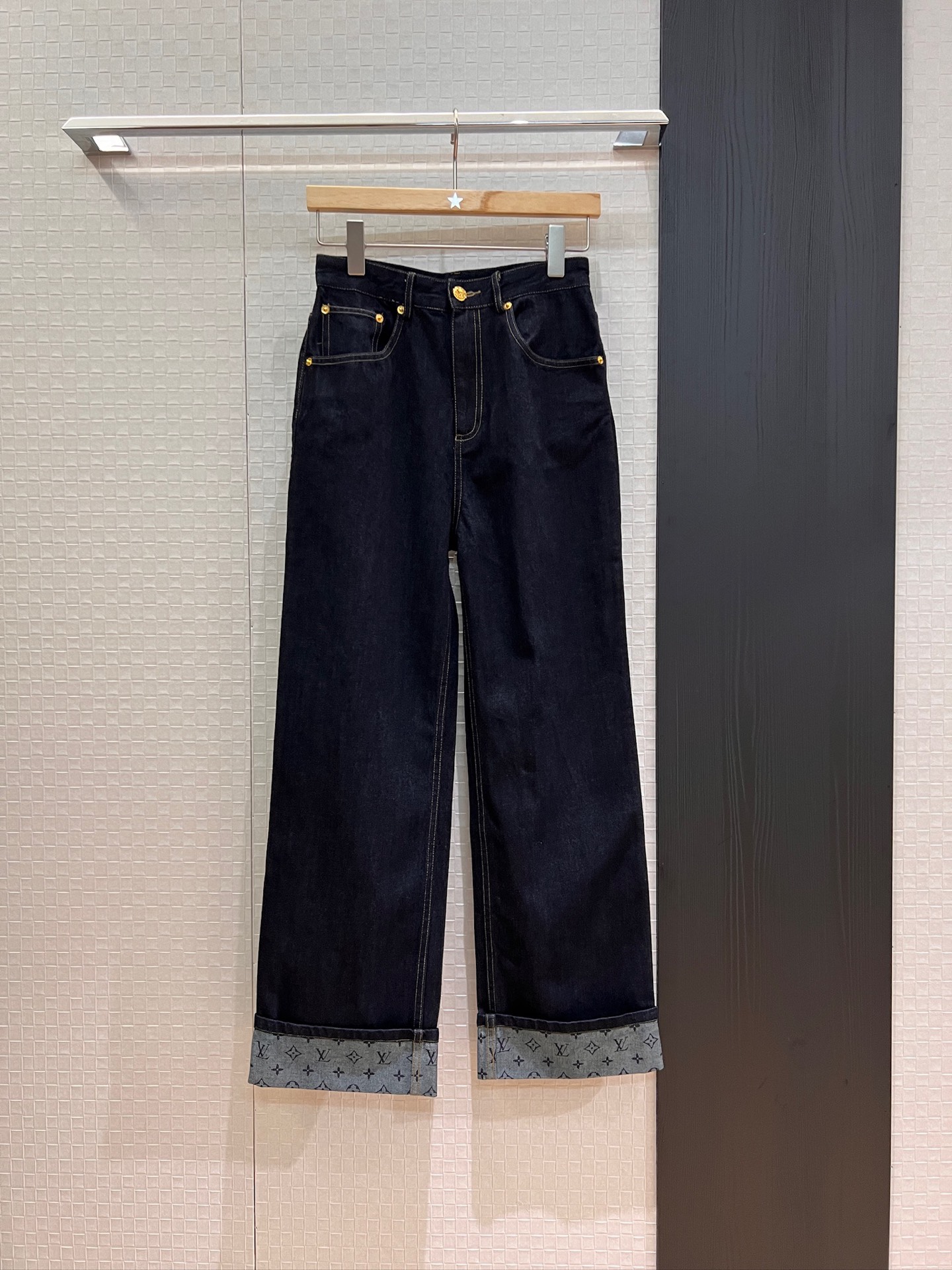 LV 루이비통 데님 스트레이트 팬츠 청바지 의류