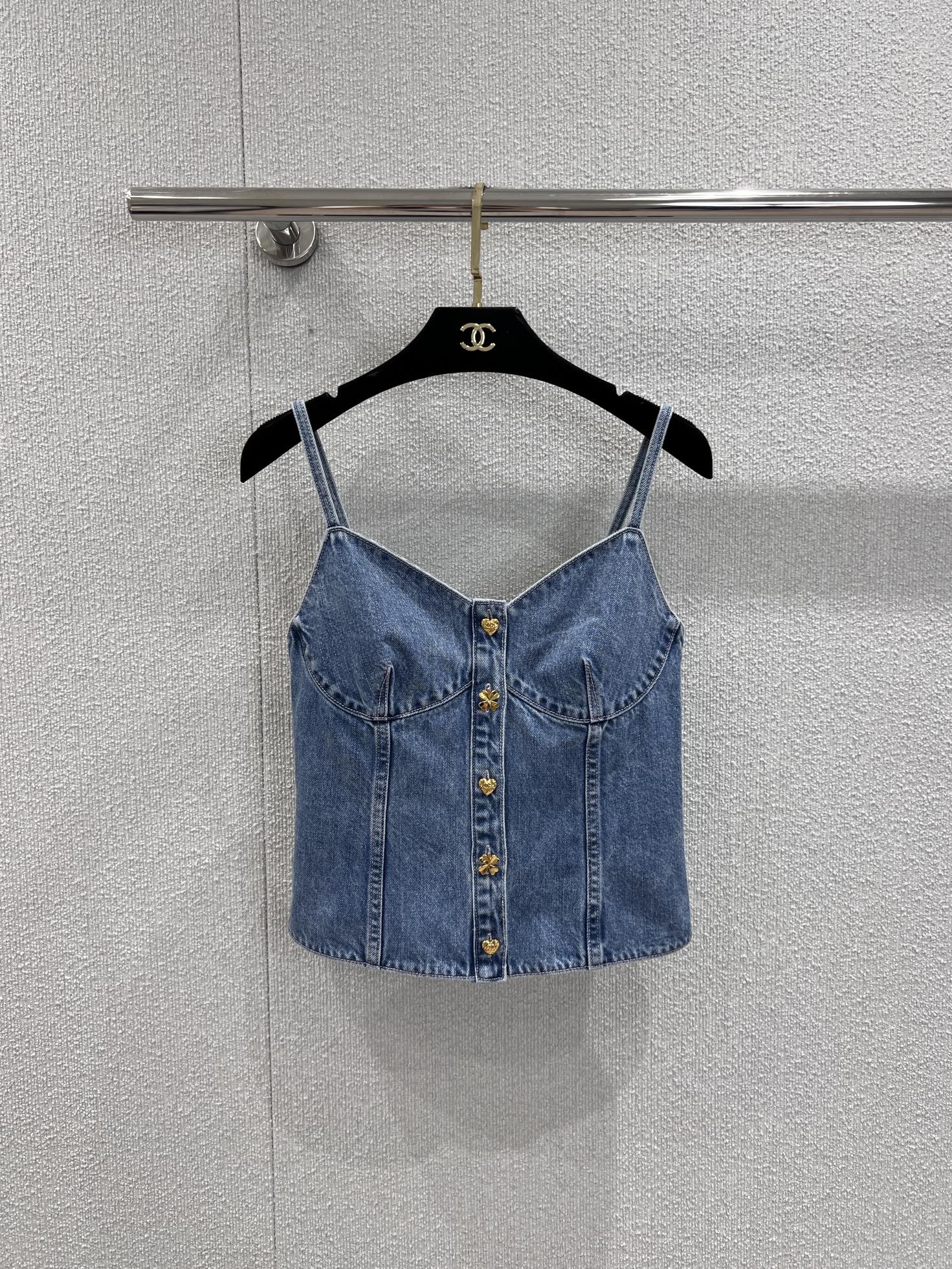 Chanel 샤넬 하이엔드 핸드메이드 끈 베스트 탑 의류