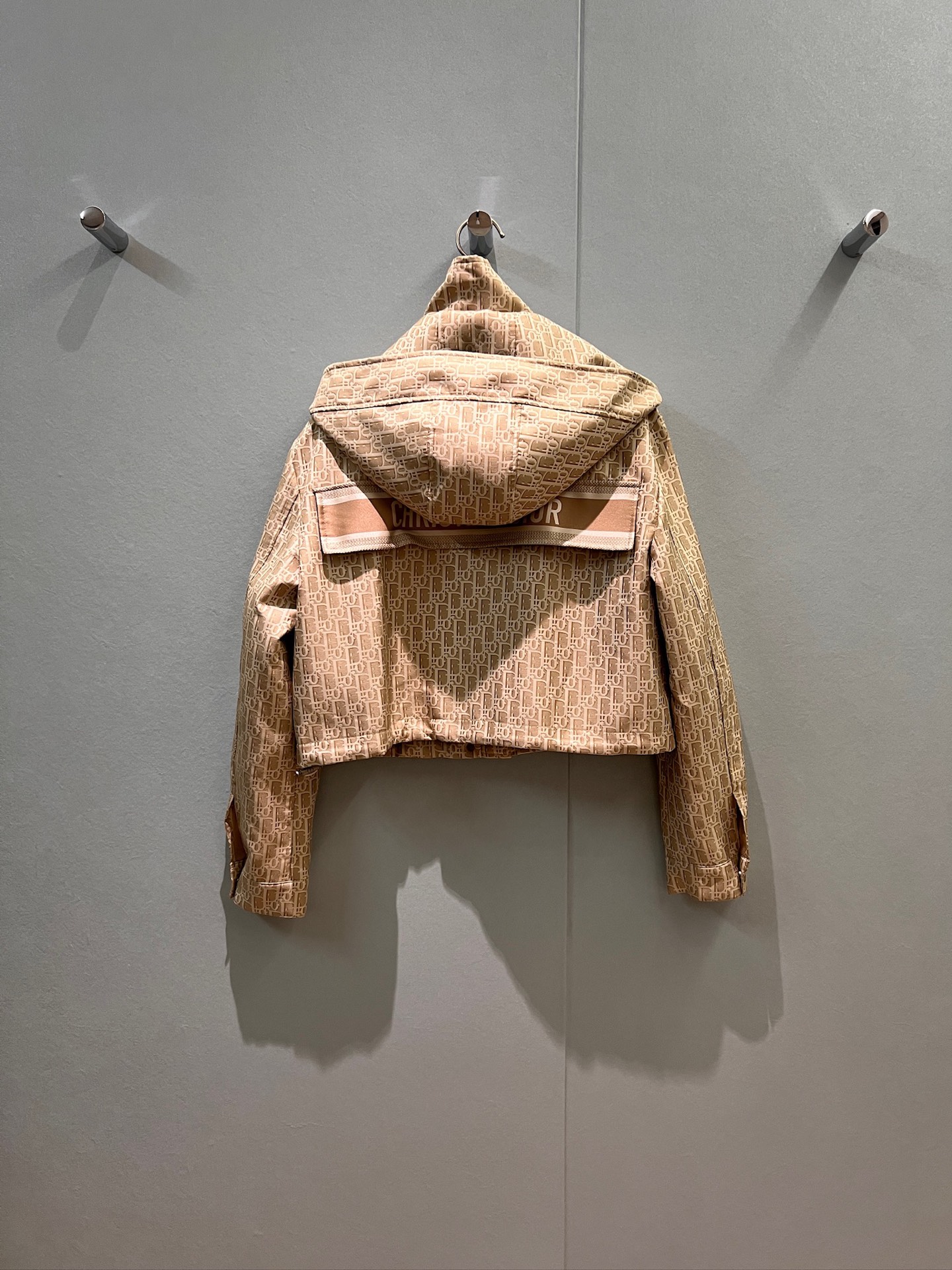 Dior CD 디올 로고 자카드 쇼트 후드 점퍼 자켓 의류