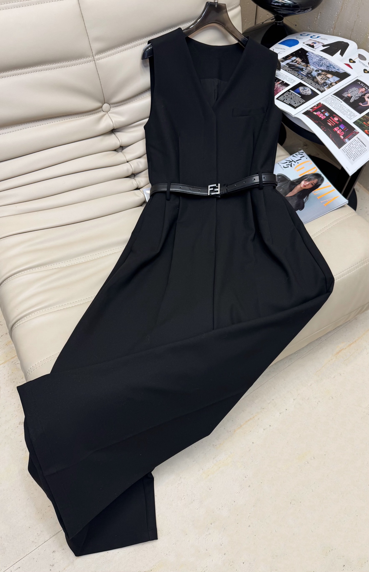 Fendi 펜디 민소매 민소매 + 와이드 팬츠 원피스 의류