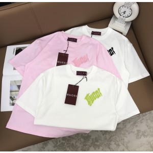 Gucci 구찌 클래식 로고 자수 반팔 티셔츠 의류