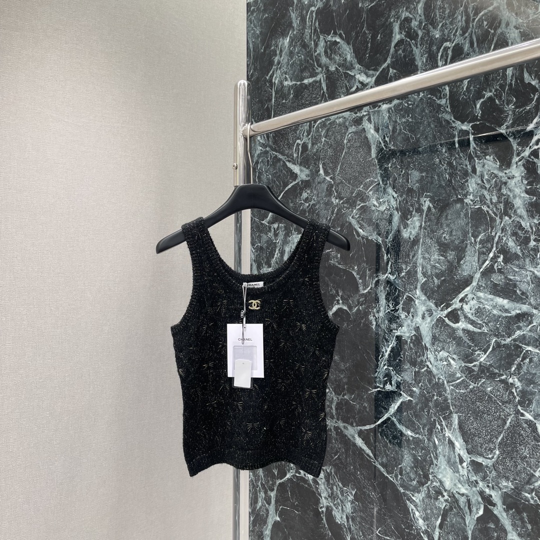 Chanel 샤넬 퀼팅 니트 베스트 의류