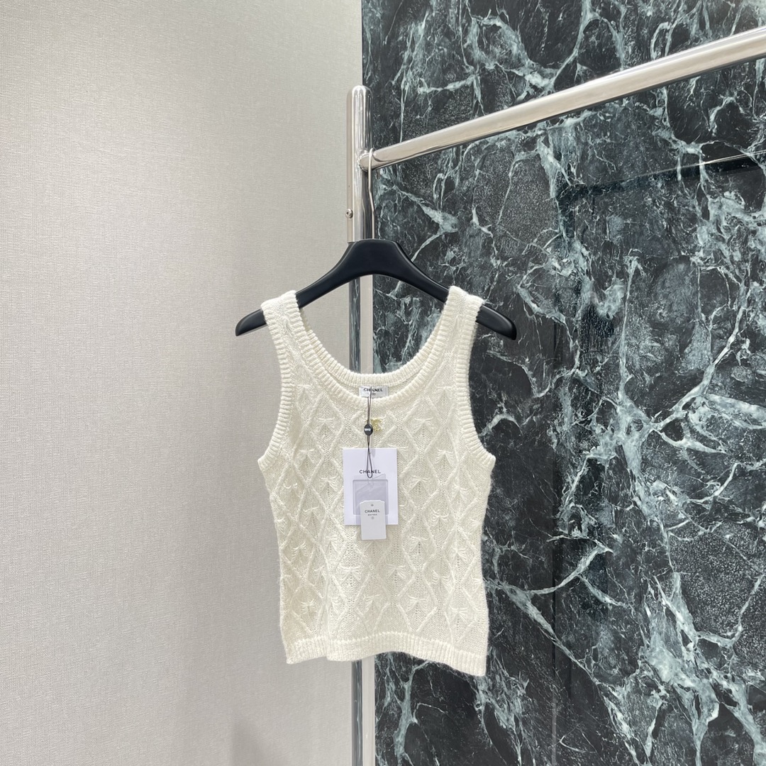 Chanel 샤넬 퀼팅 니트 베스트 의류
