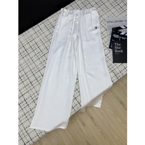 Dior CD 디올 레터링 로고 자수 밴딩 팬츠 바지 의류