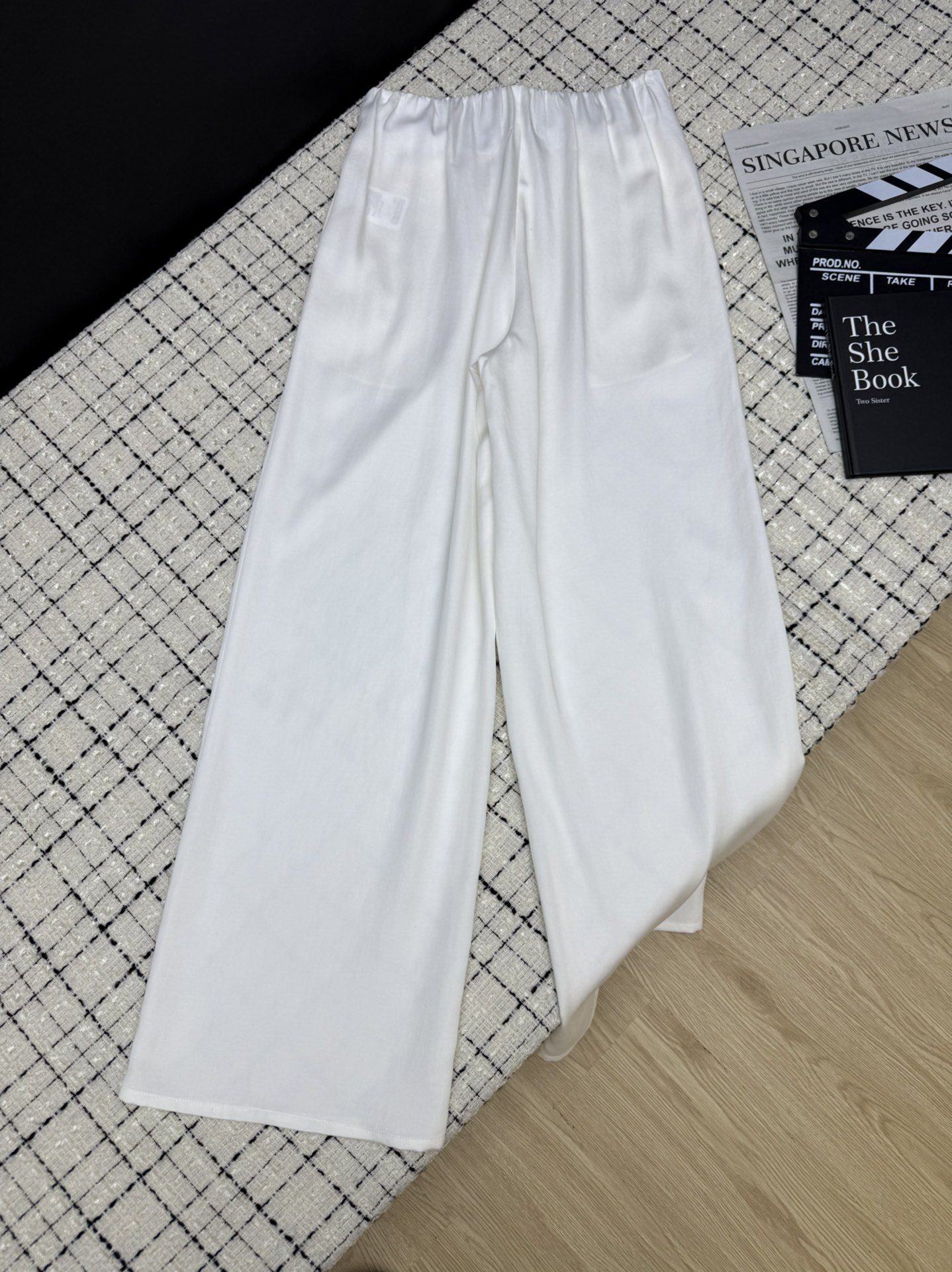 Dior CD 디올 레터링 로고 자수 밴딩 팬츠 바지 의류