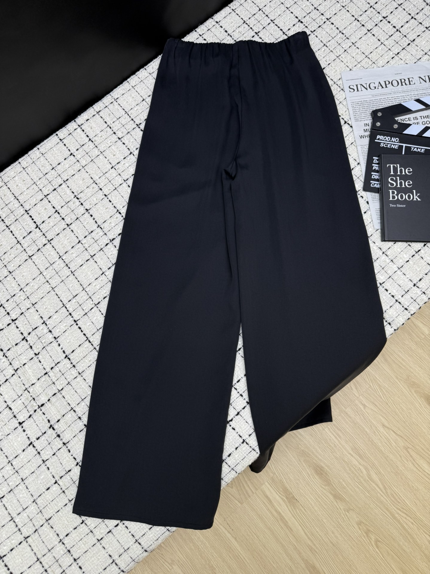 Dior CD 디올 레터링 로고 자수 밴딩 팬츠 바지 의류