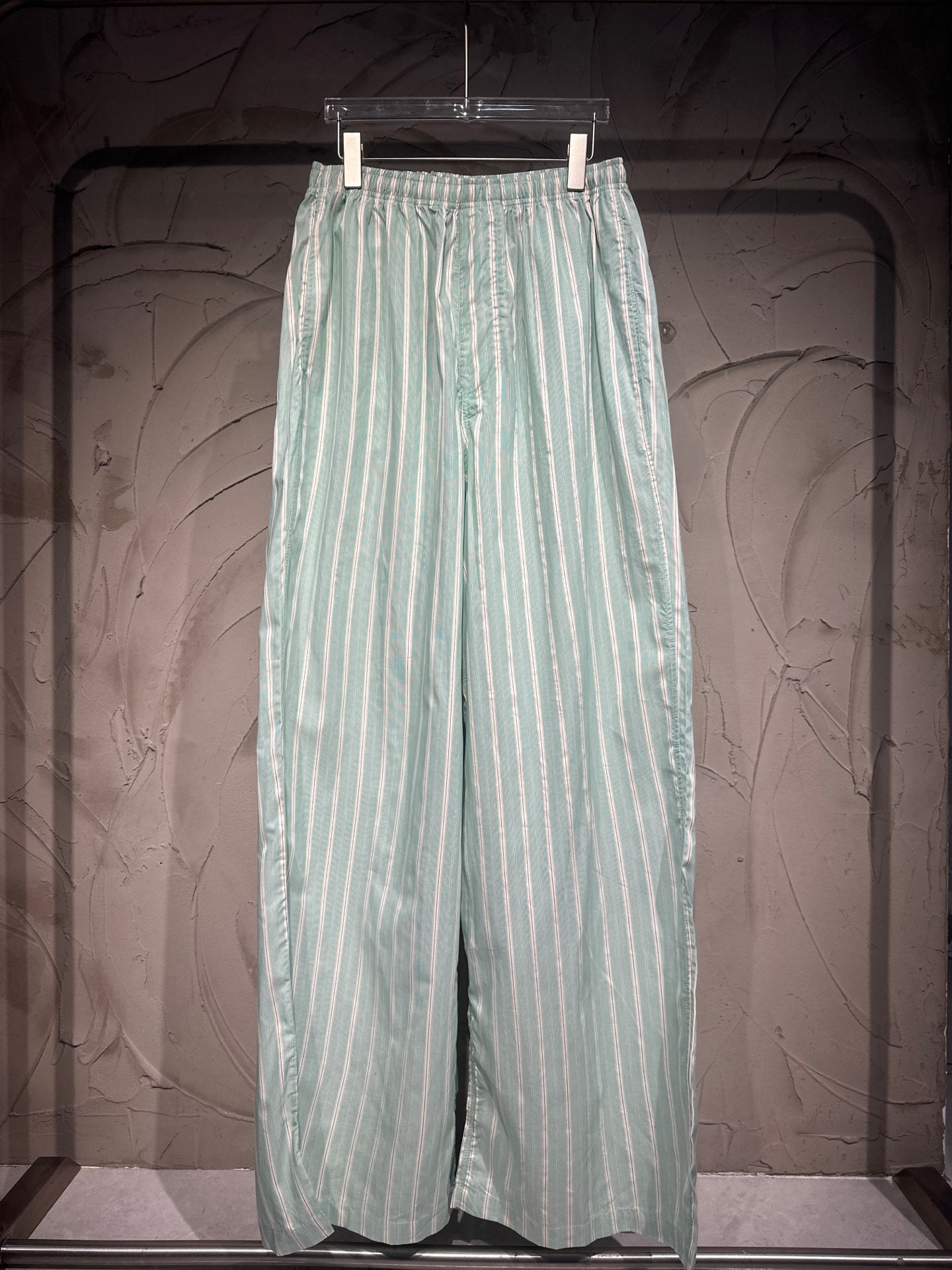 Balenciaga 발렌시아가 스트라이프 민트 팬츠 바지 의류