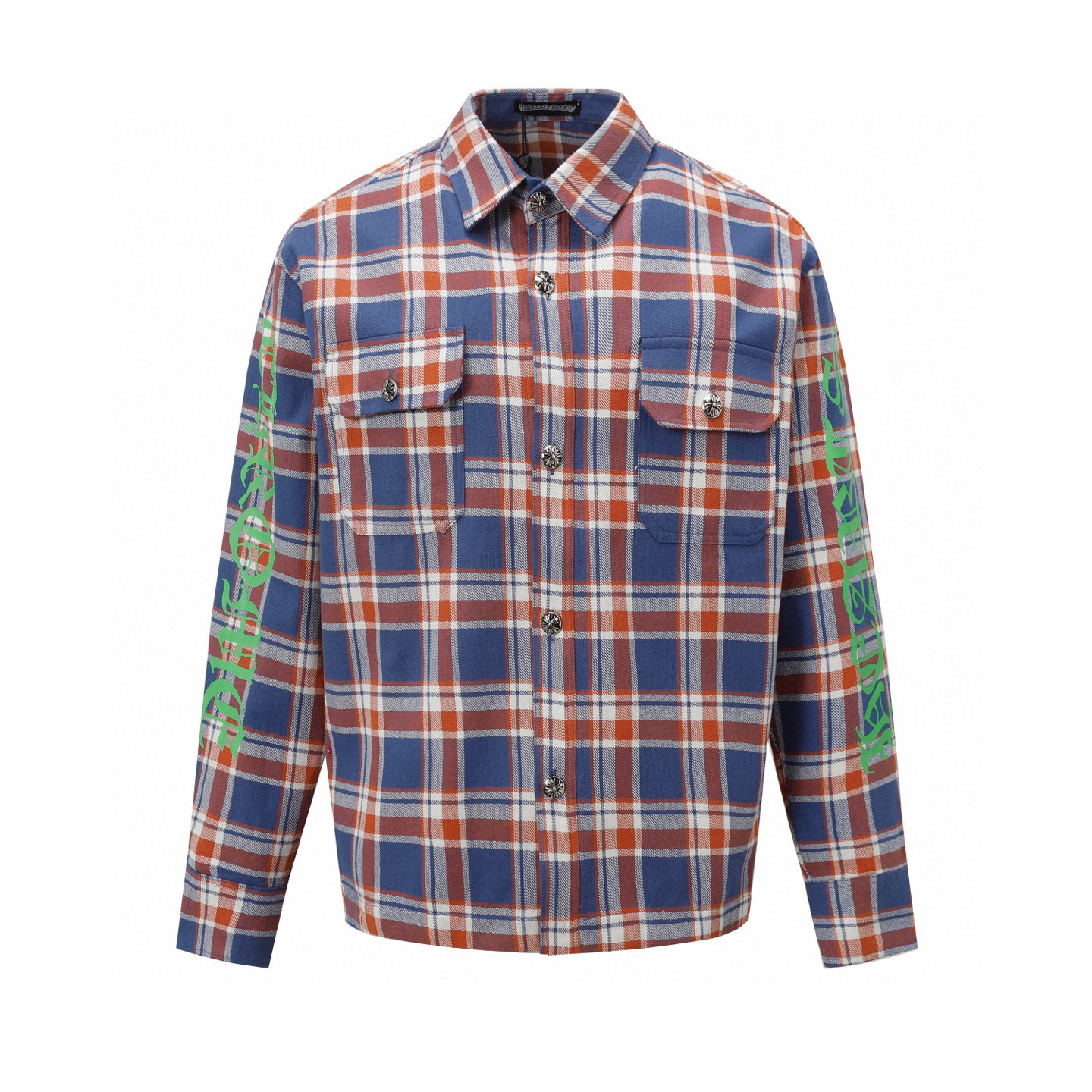 Chrome Hearts CH 크롬하츠 긴팔 체크 셔츠 의류